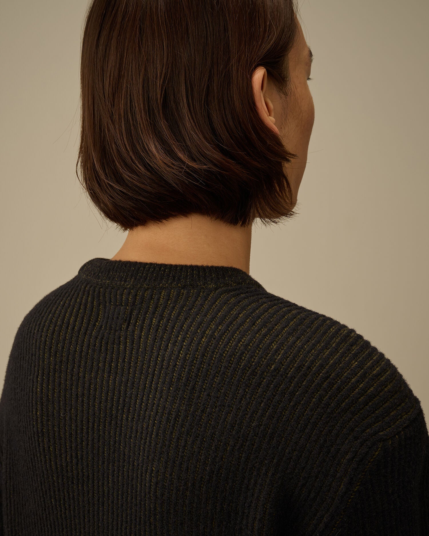 Fleece Knit Crewneck Capers