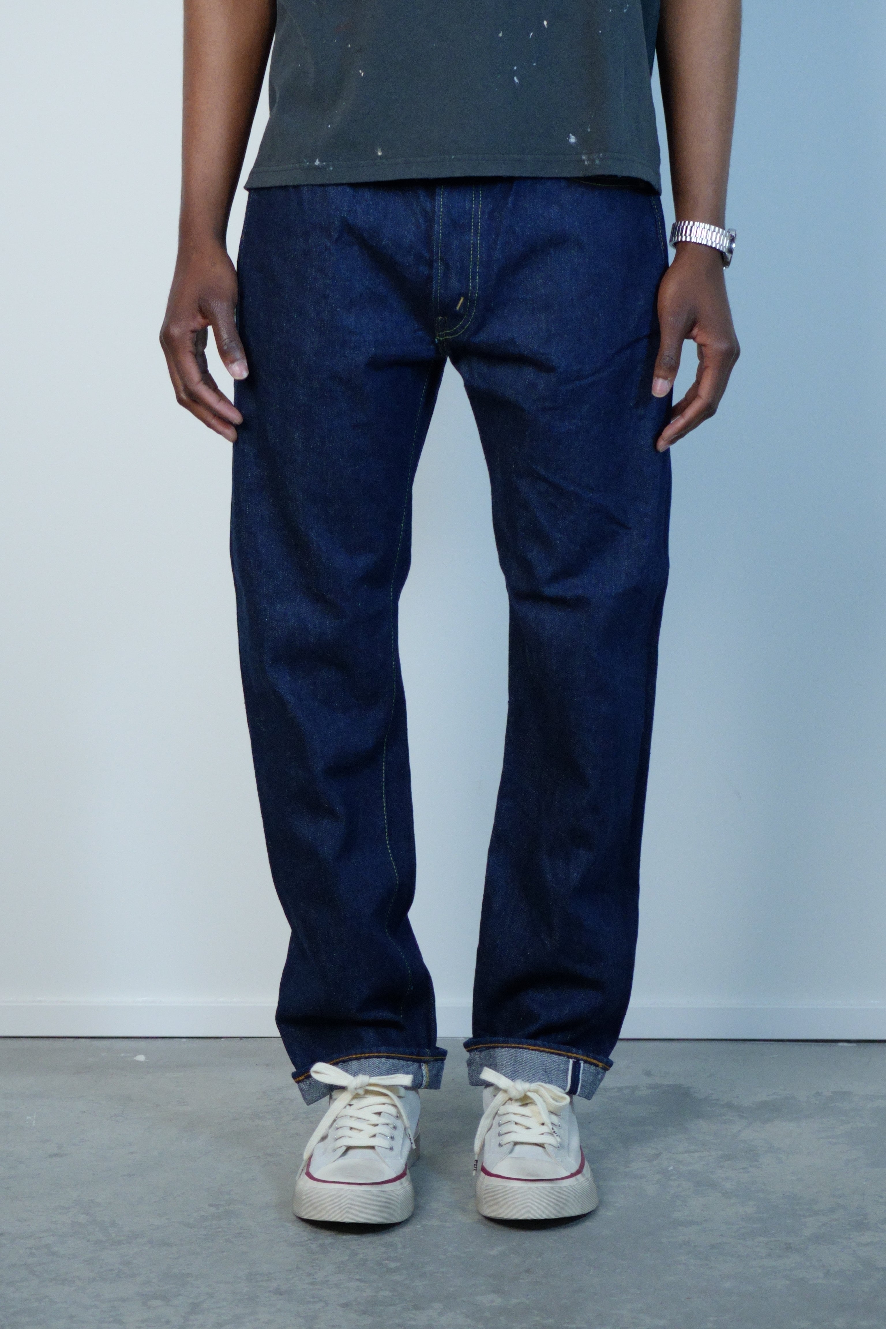orSlow 107 IVY FIT SELVEDGE DENIM ONE WASH – A-Priori