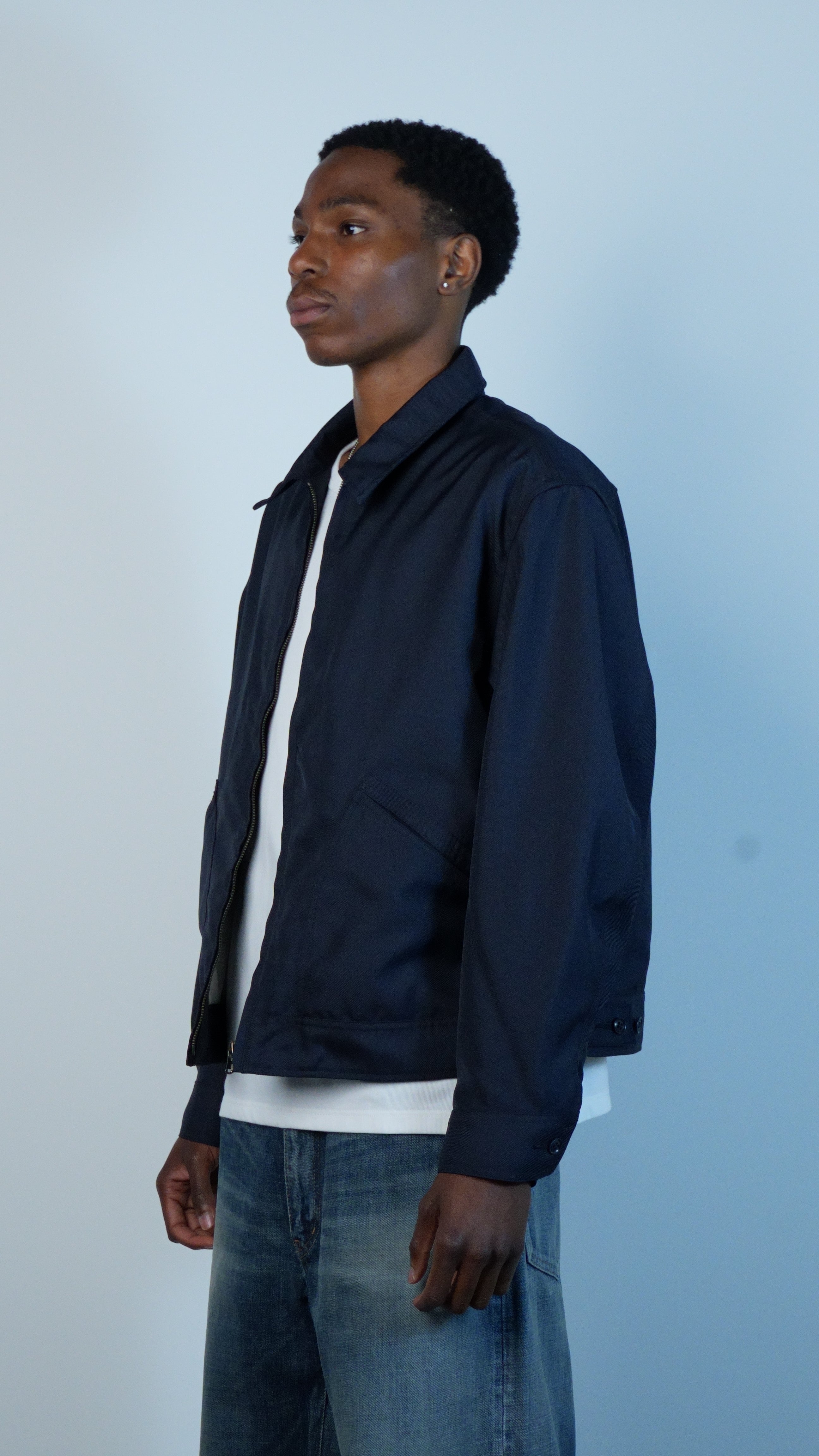 nanamica Polyester Twill Deck Jacket Dark Navy – A-Priori