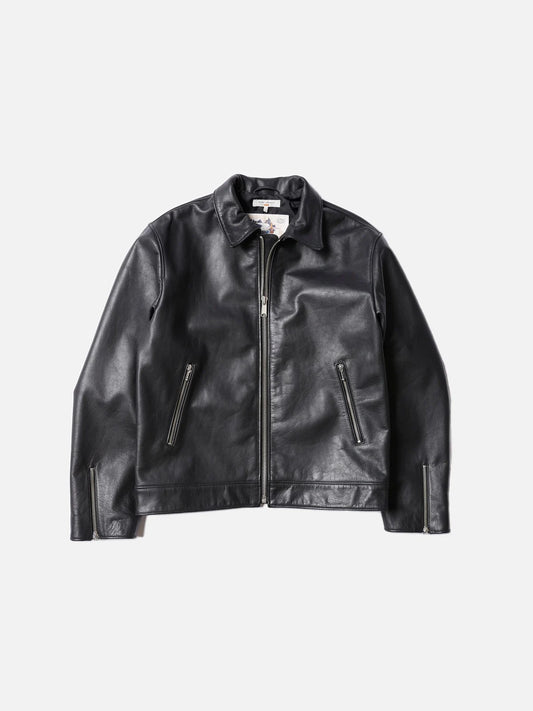 Eddy Rider Leather Jacket Black