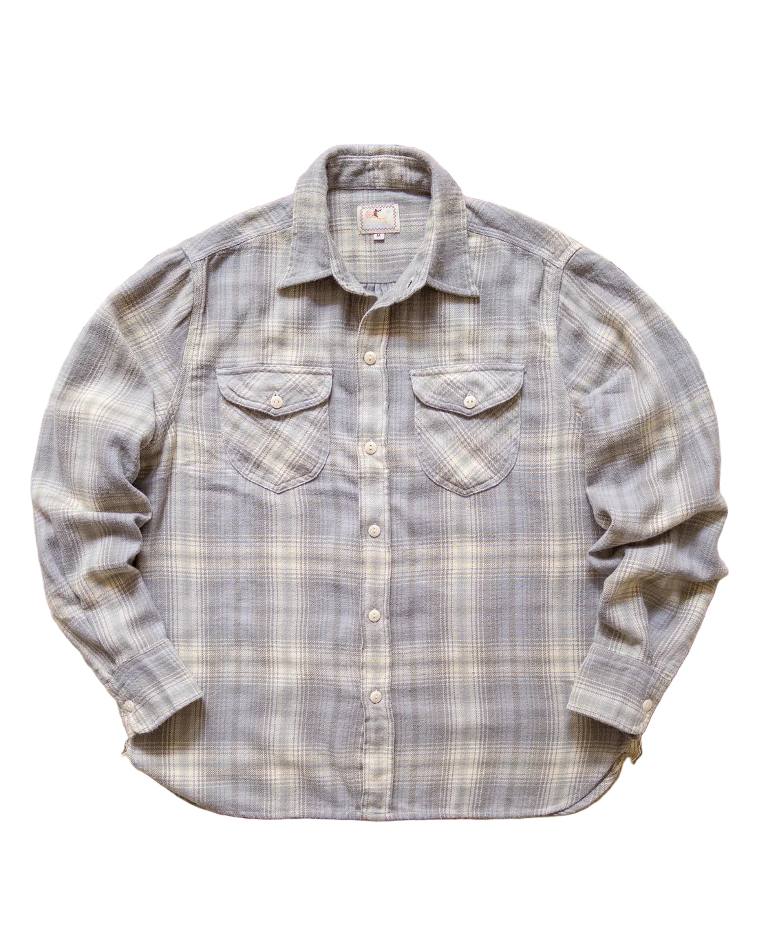Washed Flannel Workshirt Late Frost