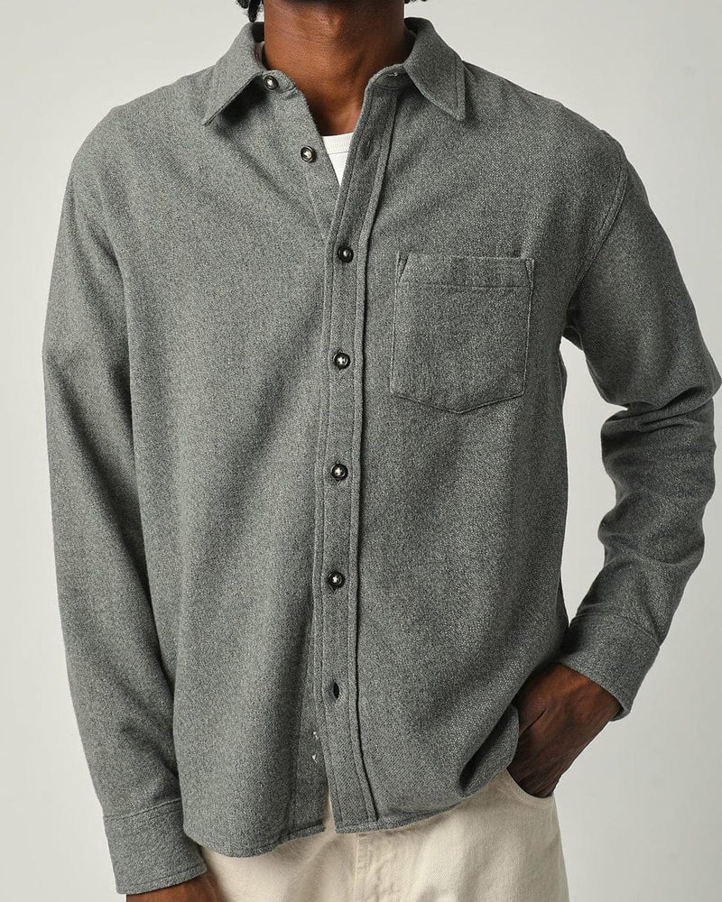 Recycled Flannel LS - Grey