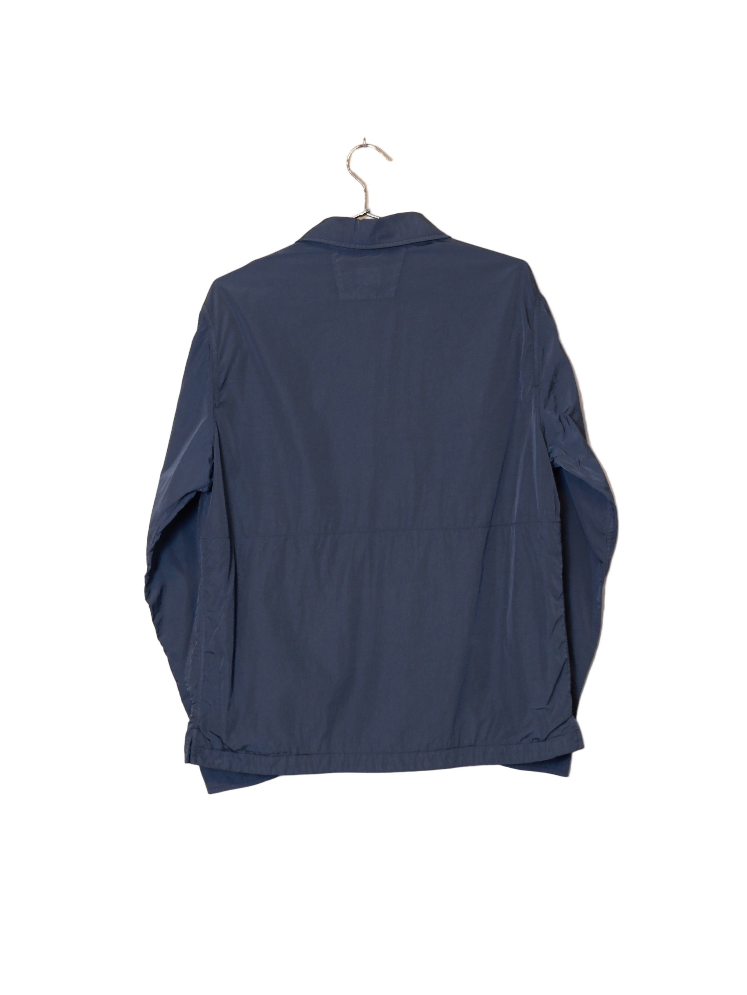 Chrome-R Full Button Down Overshirt - India Ink