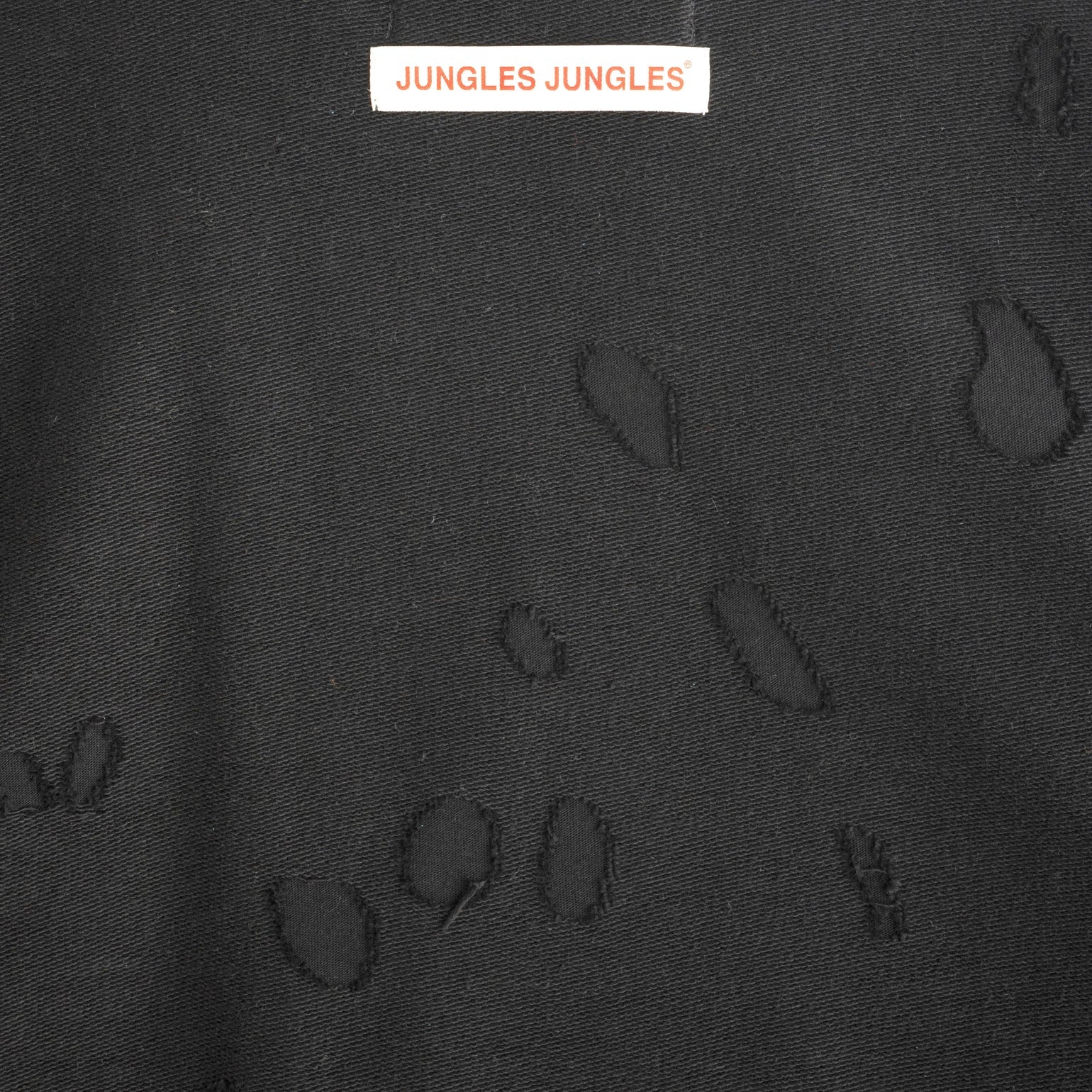 Distressed Crewneck Black