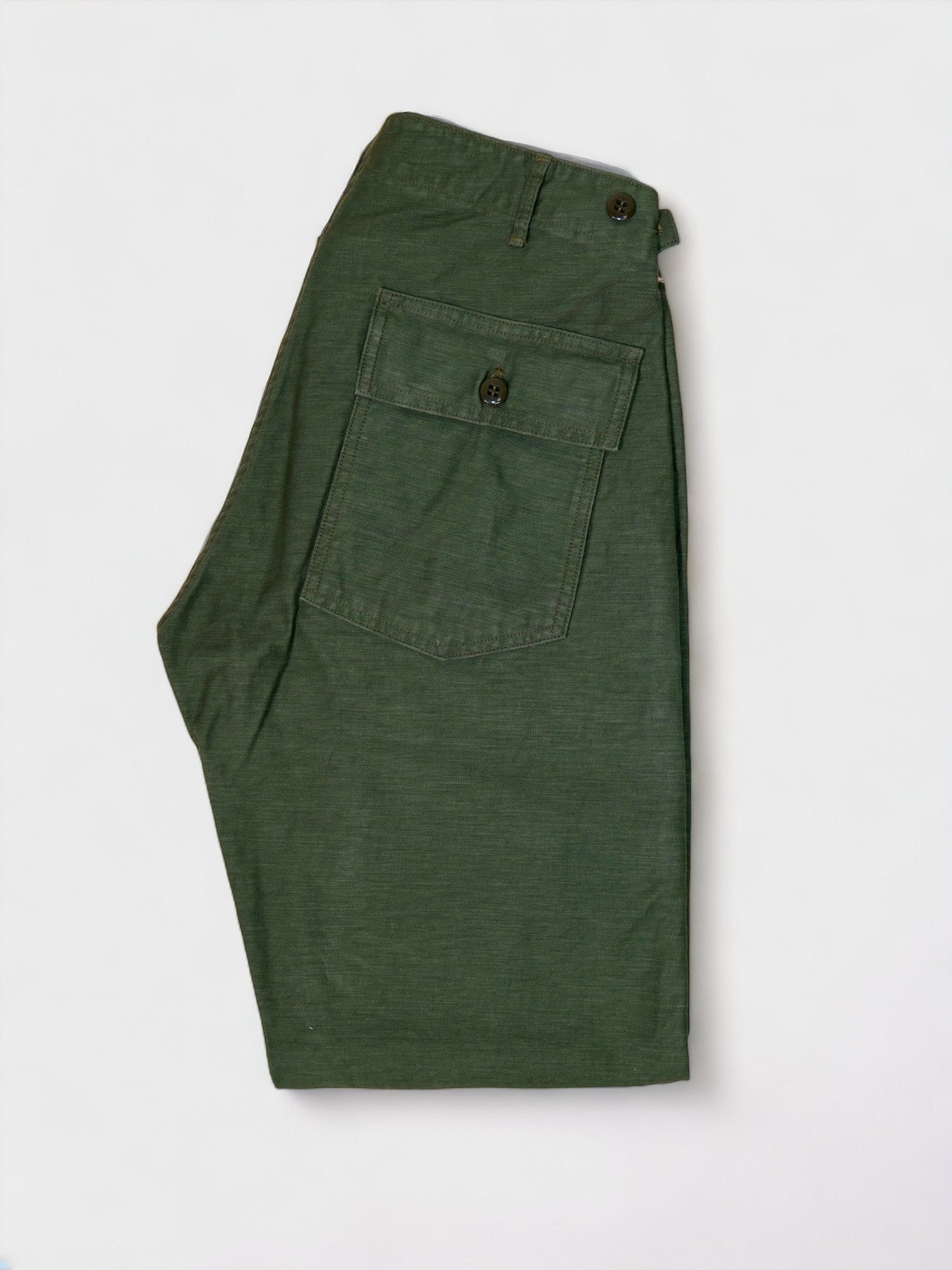 Slim Fit Fatigue Pants Green