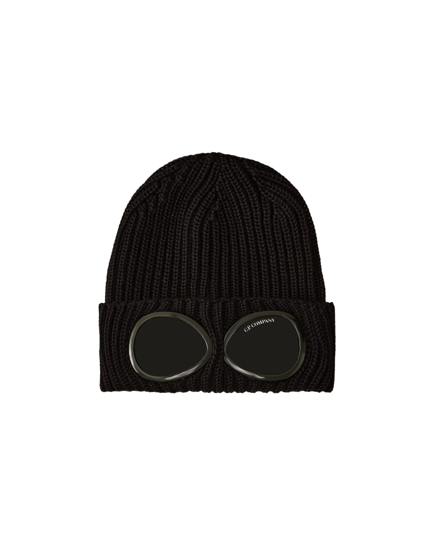 Extrafine Merino Wool Knit Cap Black