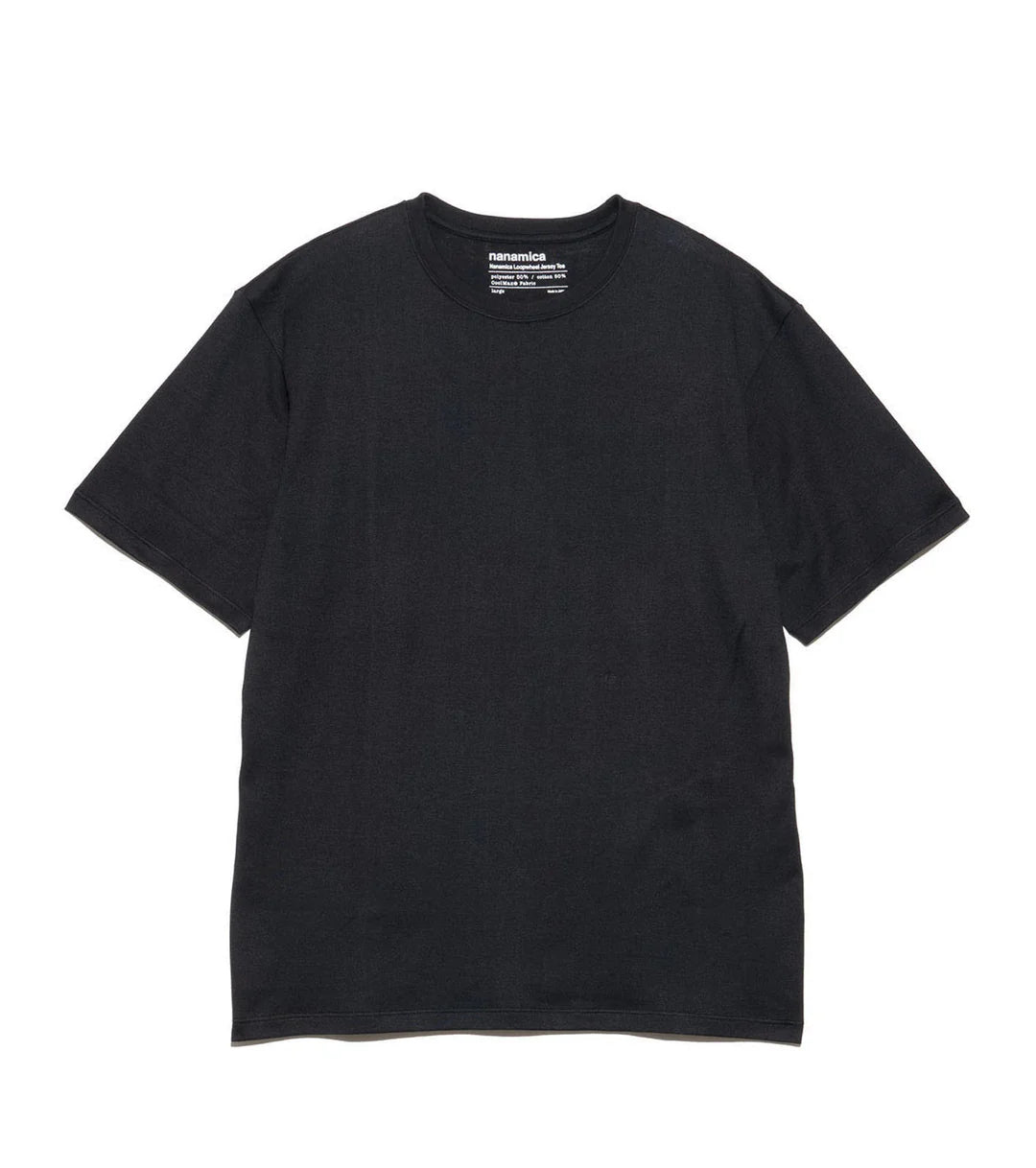 Loopwheel COOLMAX Jersey Tee Black