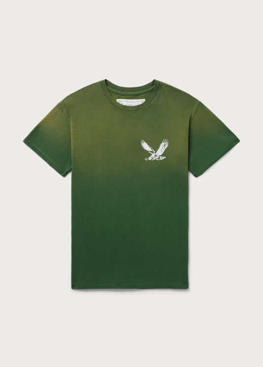 Screaming Eagle Tee - Washed Forest Green
