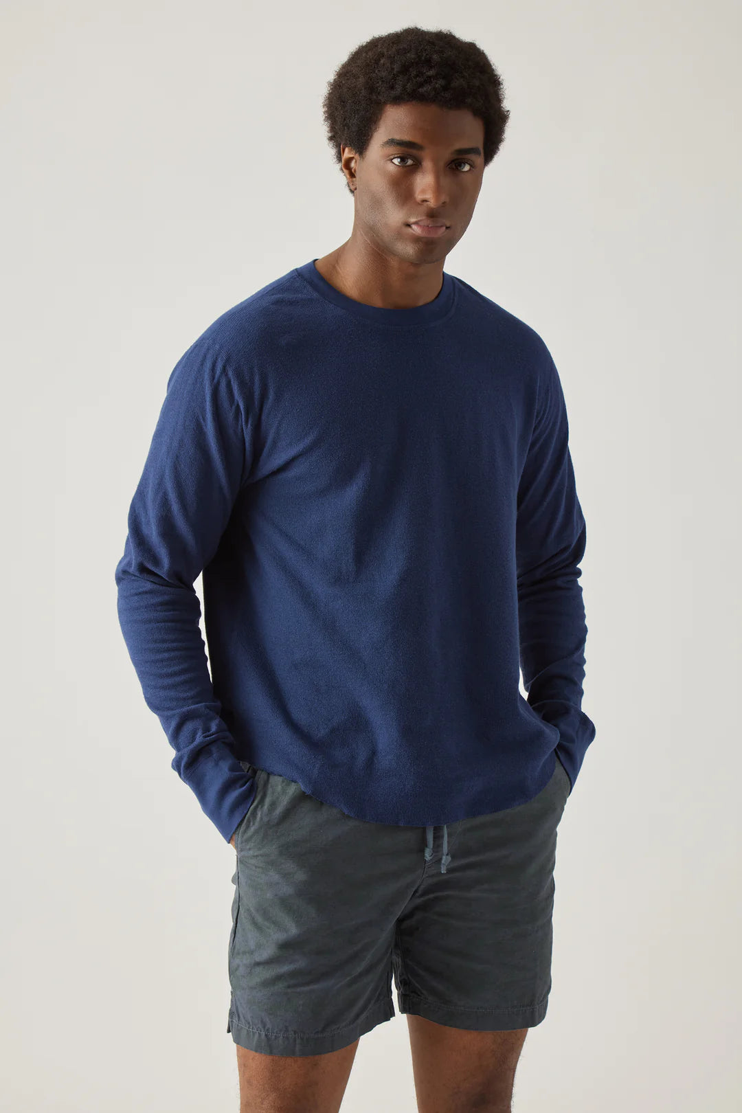 Overdyed Camo Short Blue