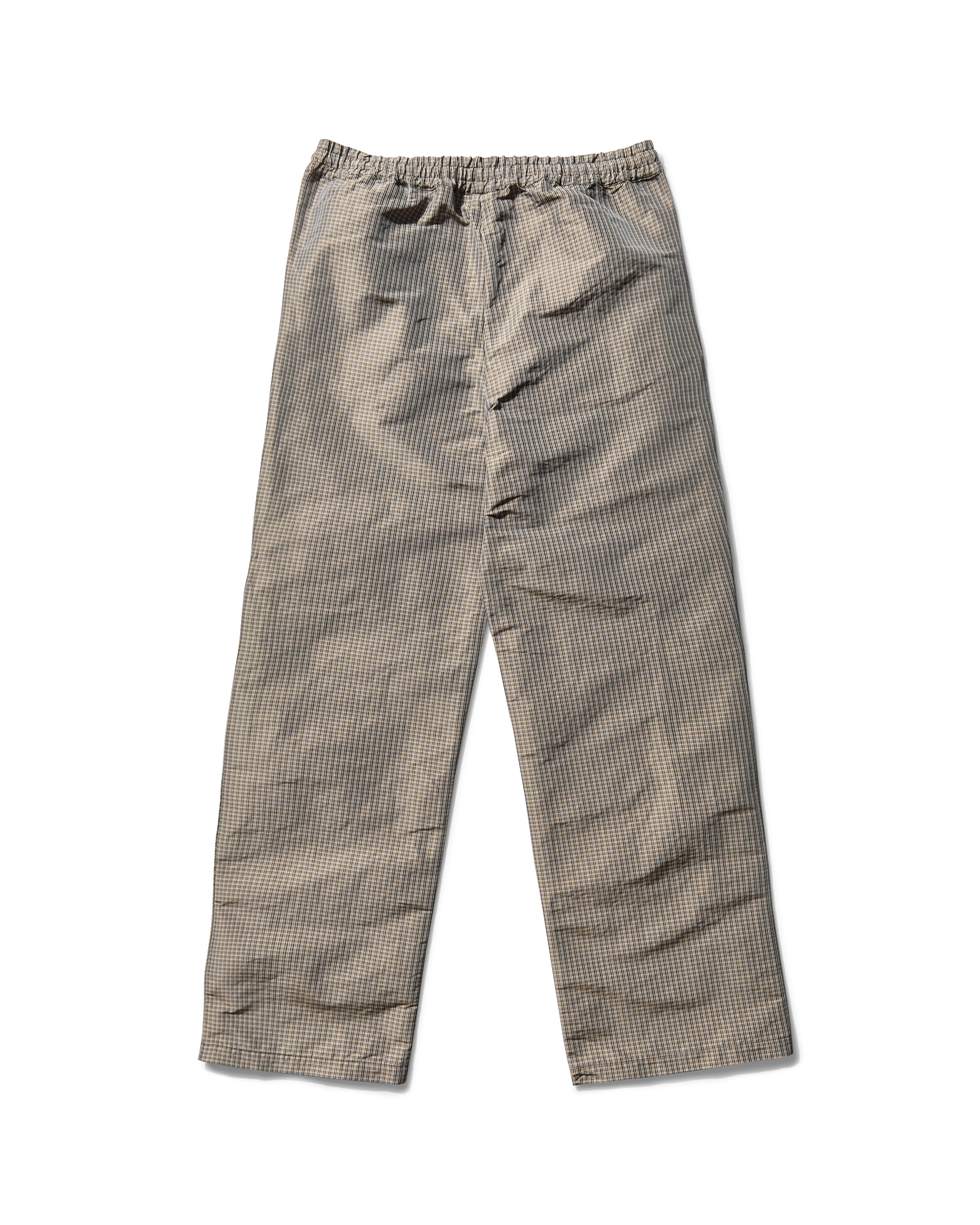 Check Track Pants Beige Black