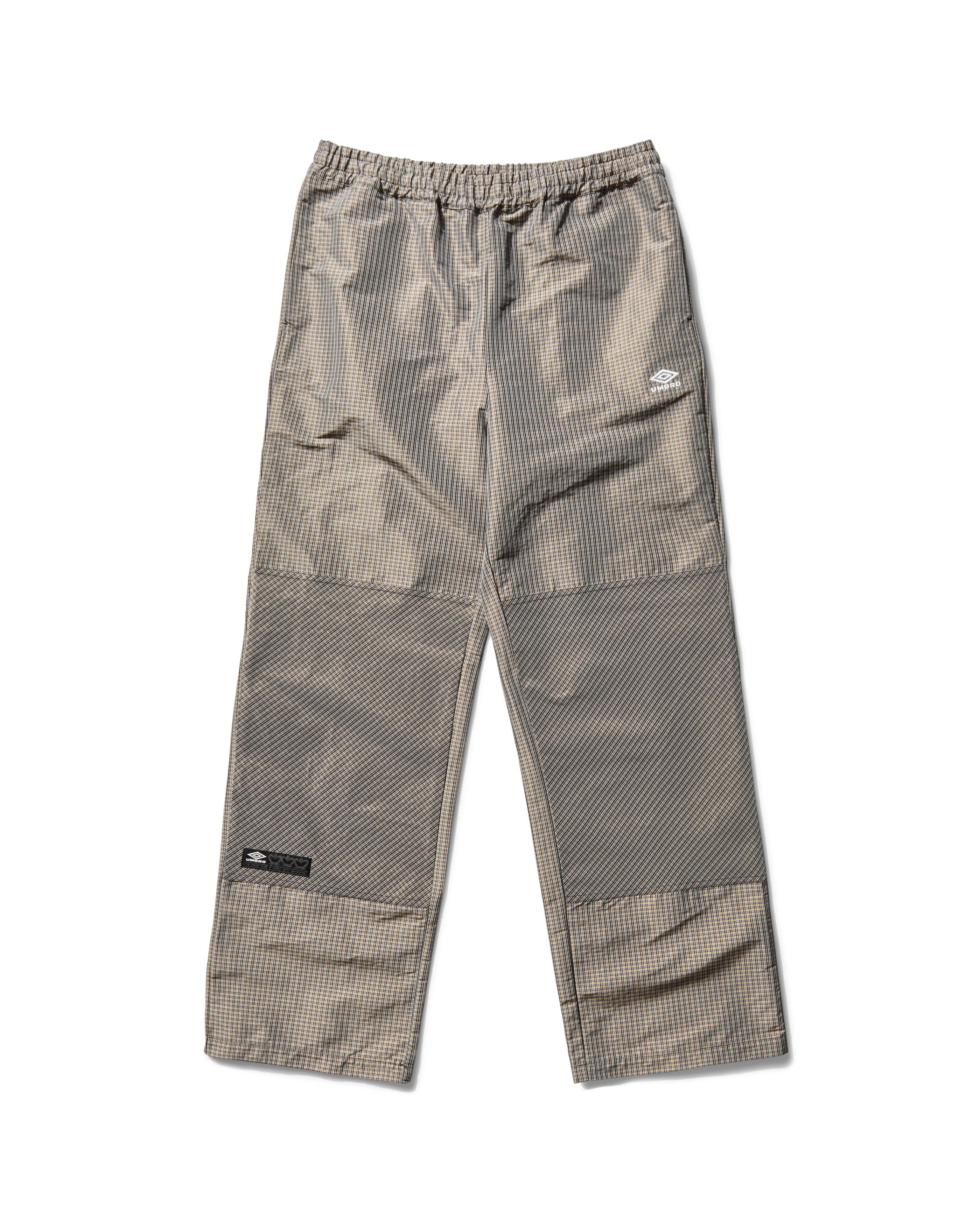 Check Track Pants Beige Black