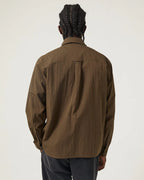 Crinkled Cotton Nylon Shirt