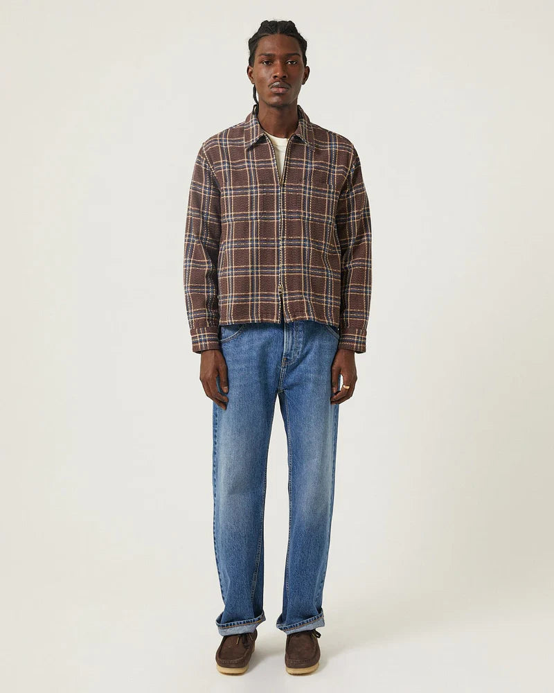 Venice Plaid Zip Jacket