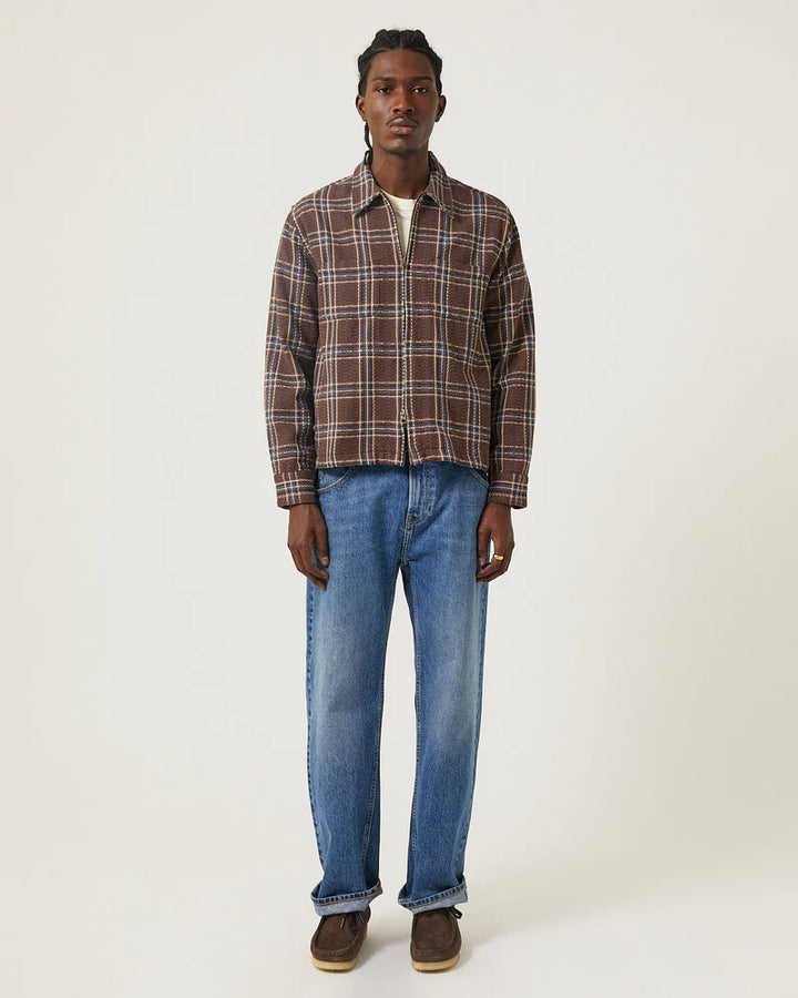 Venice Plaid Zip Jacket