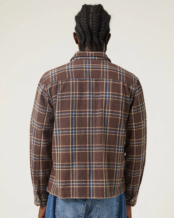 Venice Plaid Zip Jacket