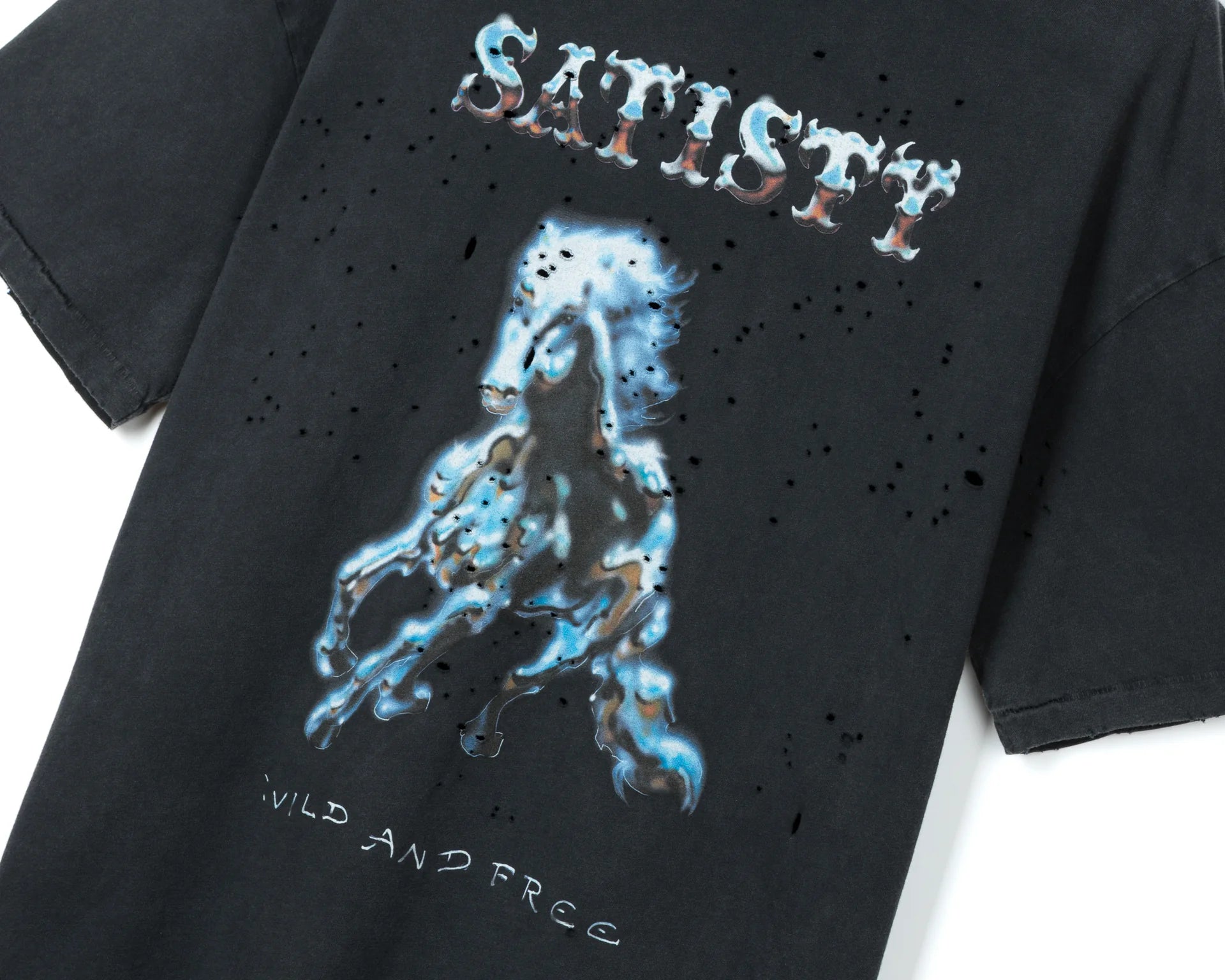 MothTech T-Shirt Aged Black 00A16