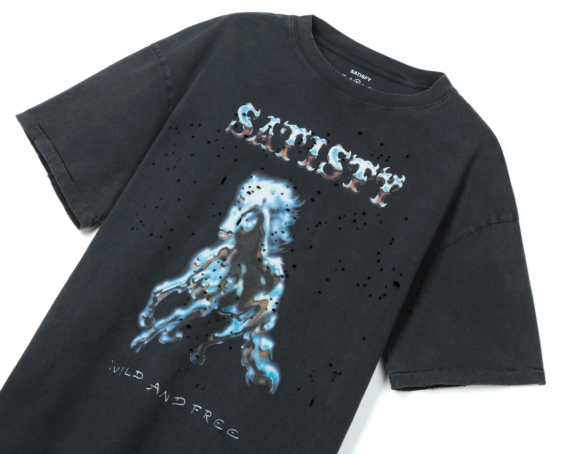 MothTech T-Shirt Aged Black 00A16