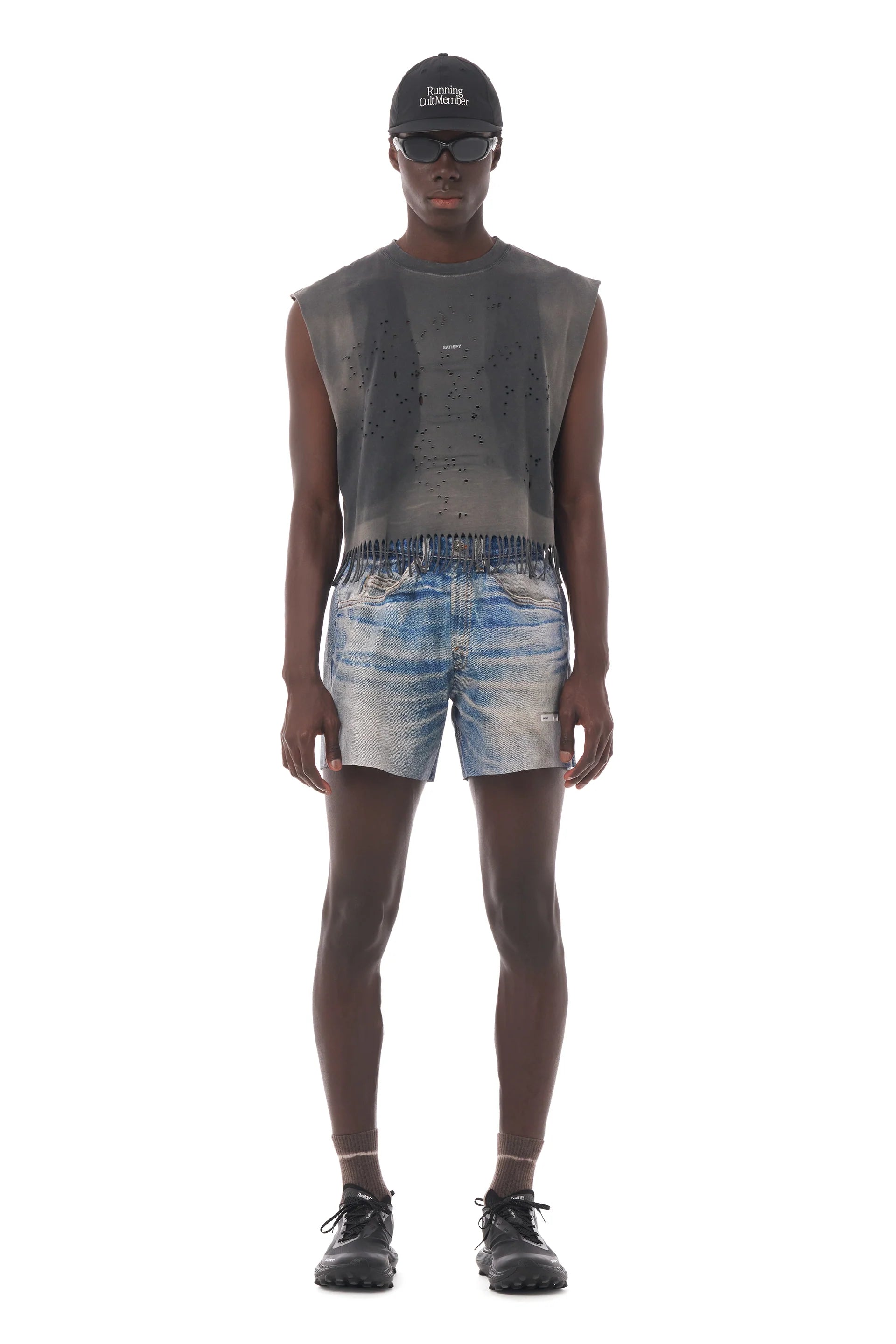 PeaceShell 5 Unlined Shorts Digital Denim 60G00