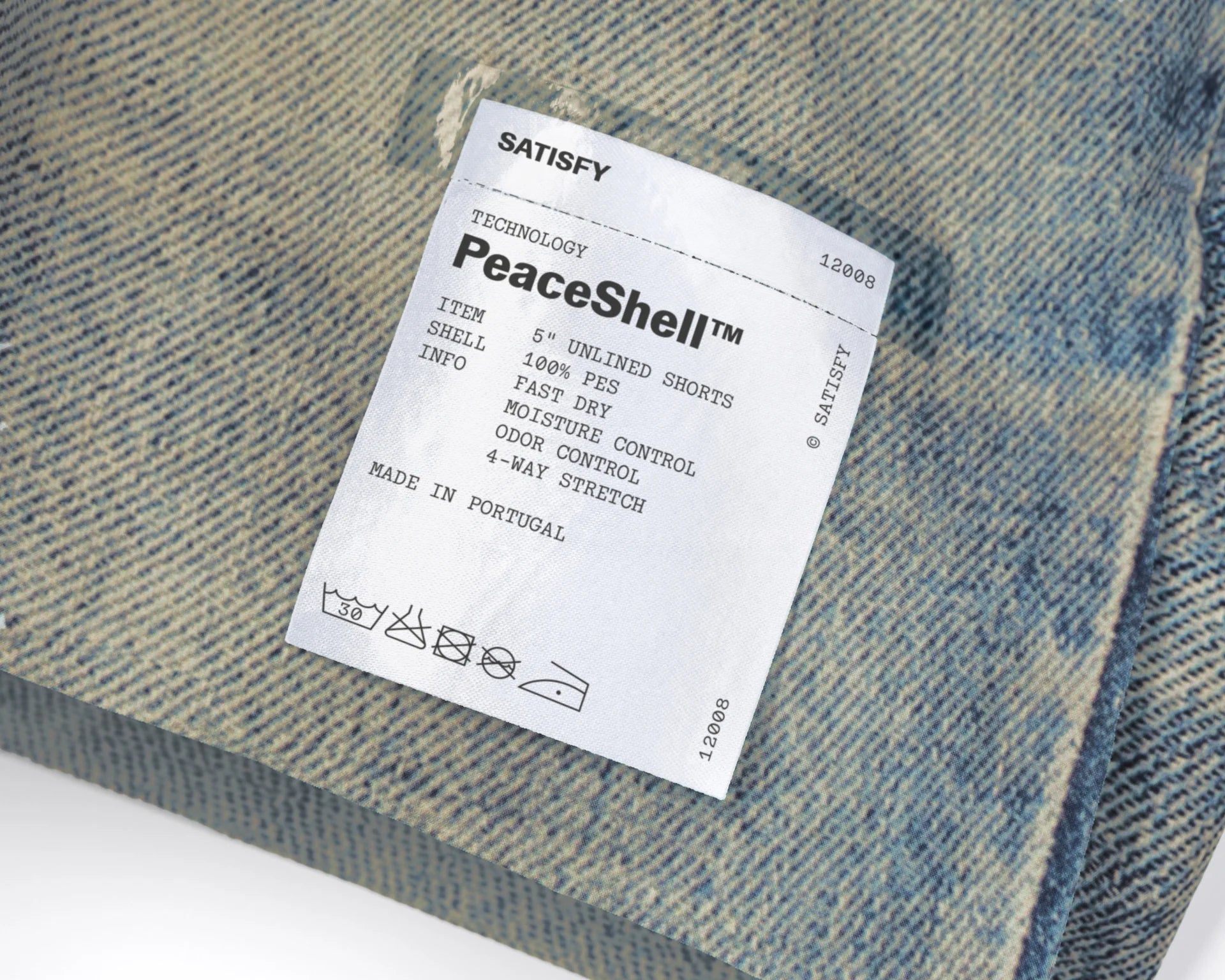 PeaceShell 5 Unlined Shorts Digital Denim