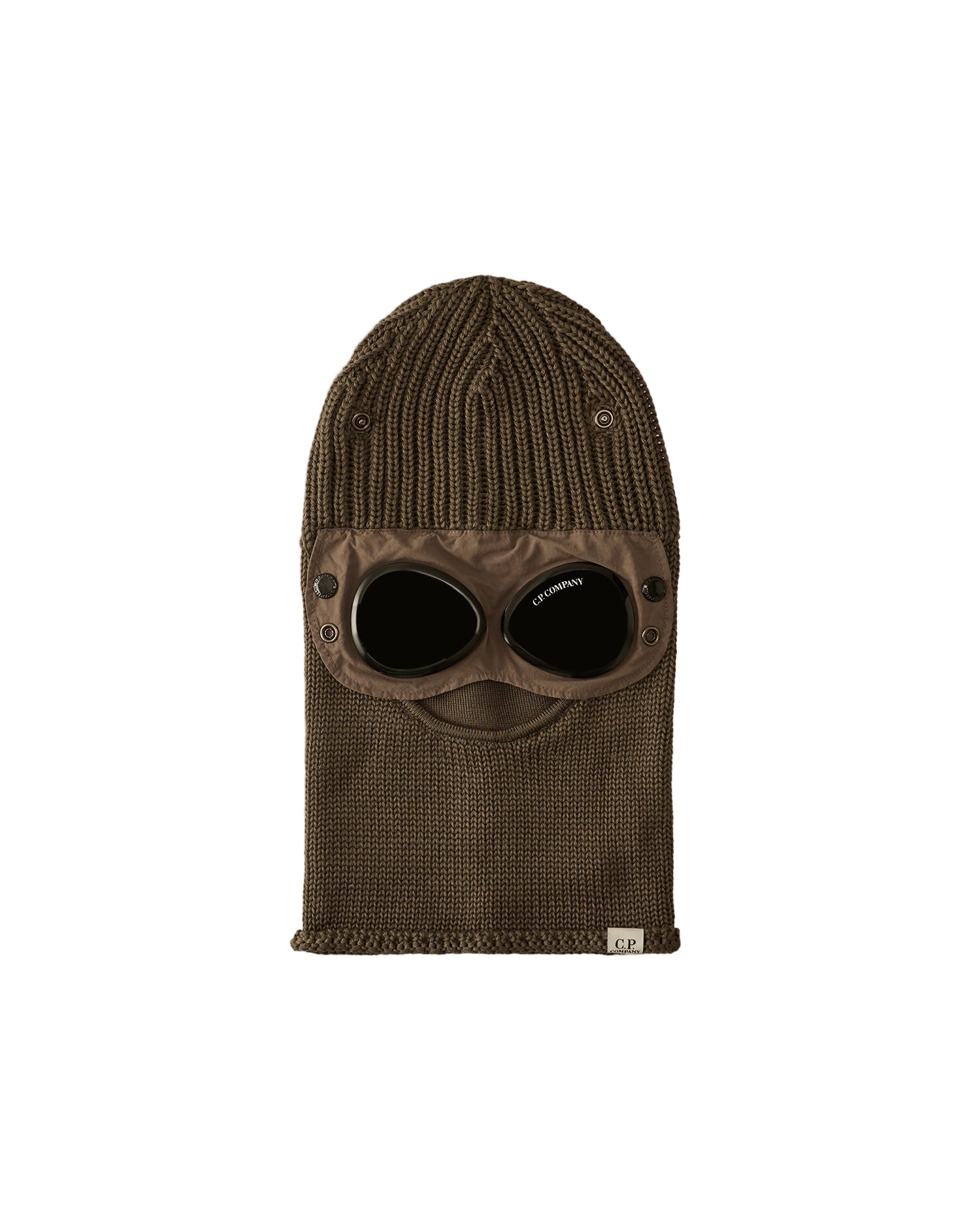 Extrafine Merino Wool Ski Mask Walnut