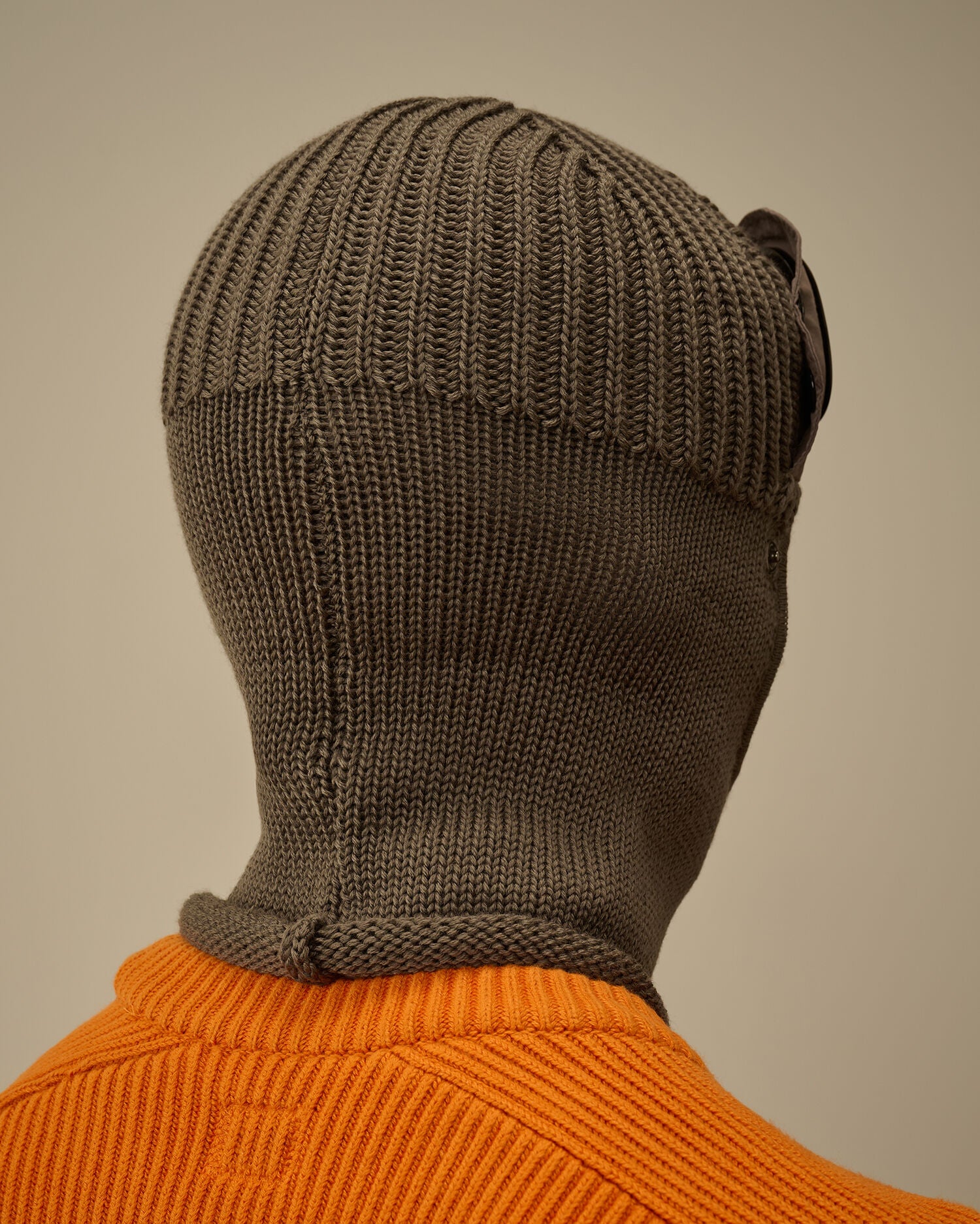Extrafine Merino Wool Ski Mask Walnut