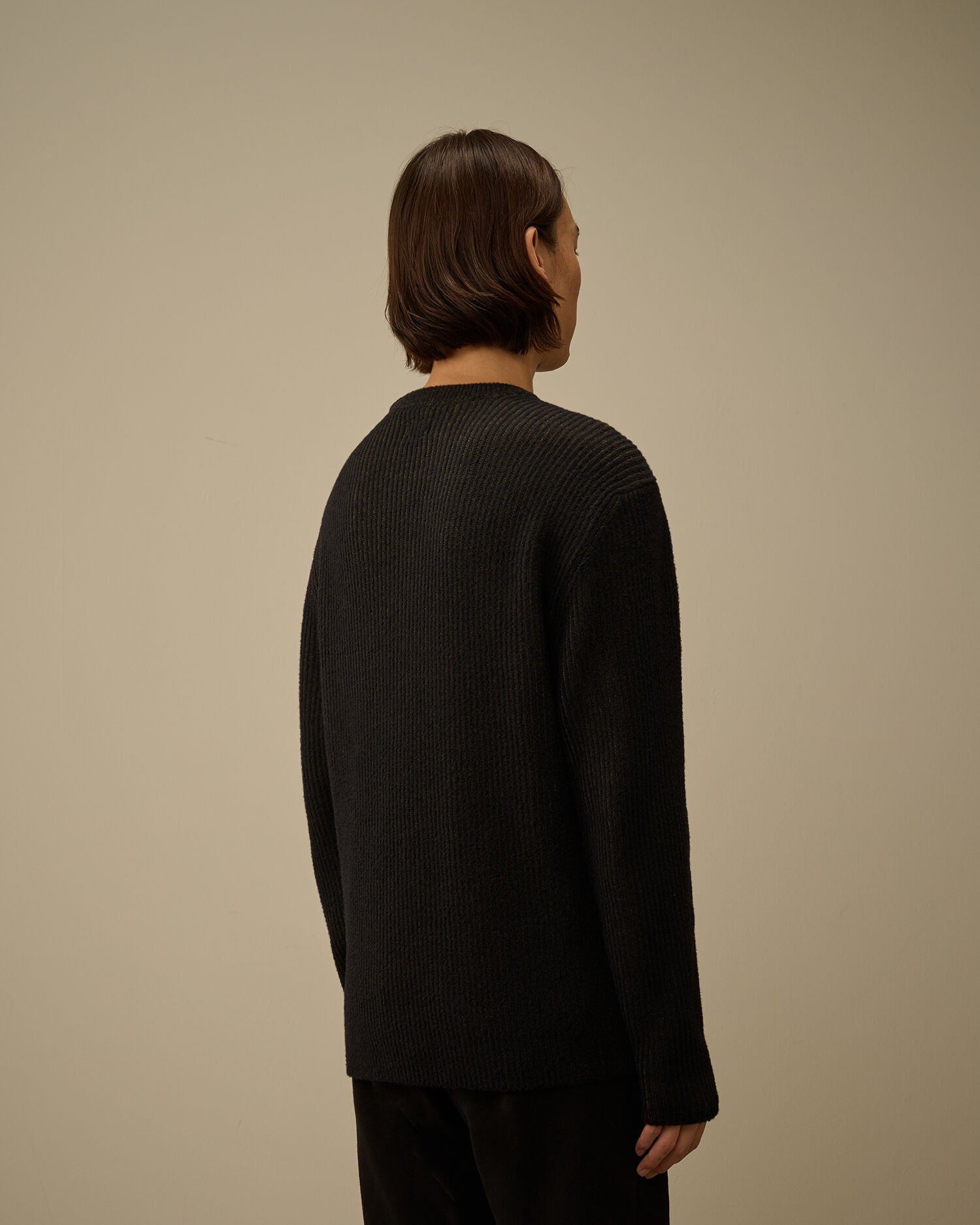 Fleece Knit Crewneck Capers