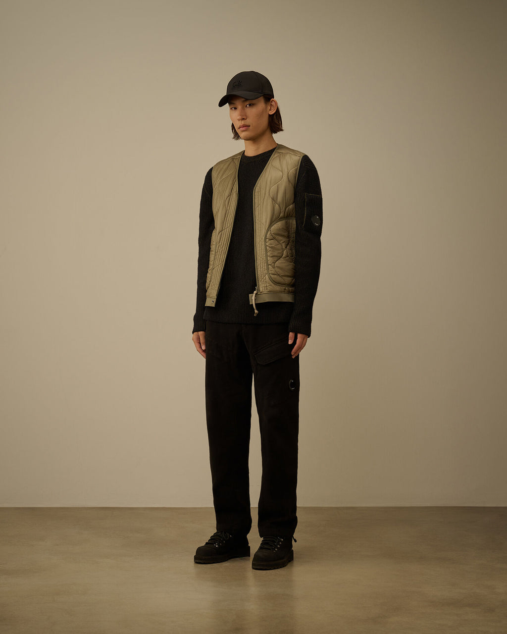 Fleece Knit Crewneck Capers