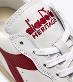 Mi Basket Low Used White/Garnet