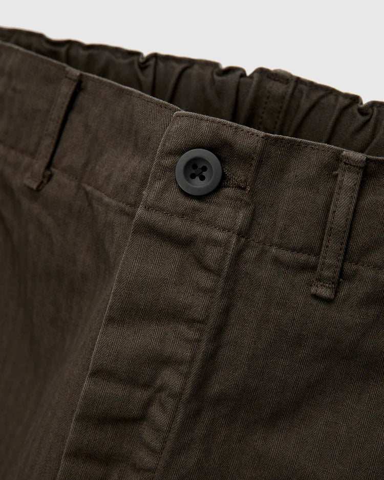 Wide Fit French Work Pant Coffee Brown
