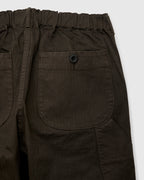 Wide Fit French Work Pant Coffee Brown