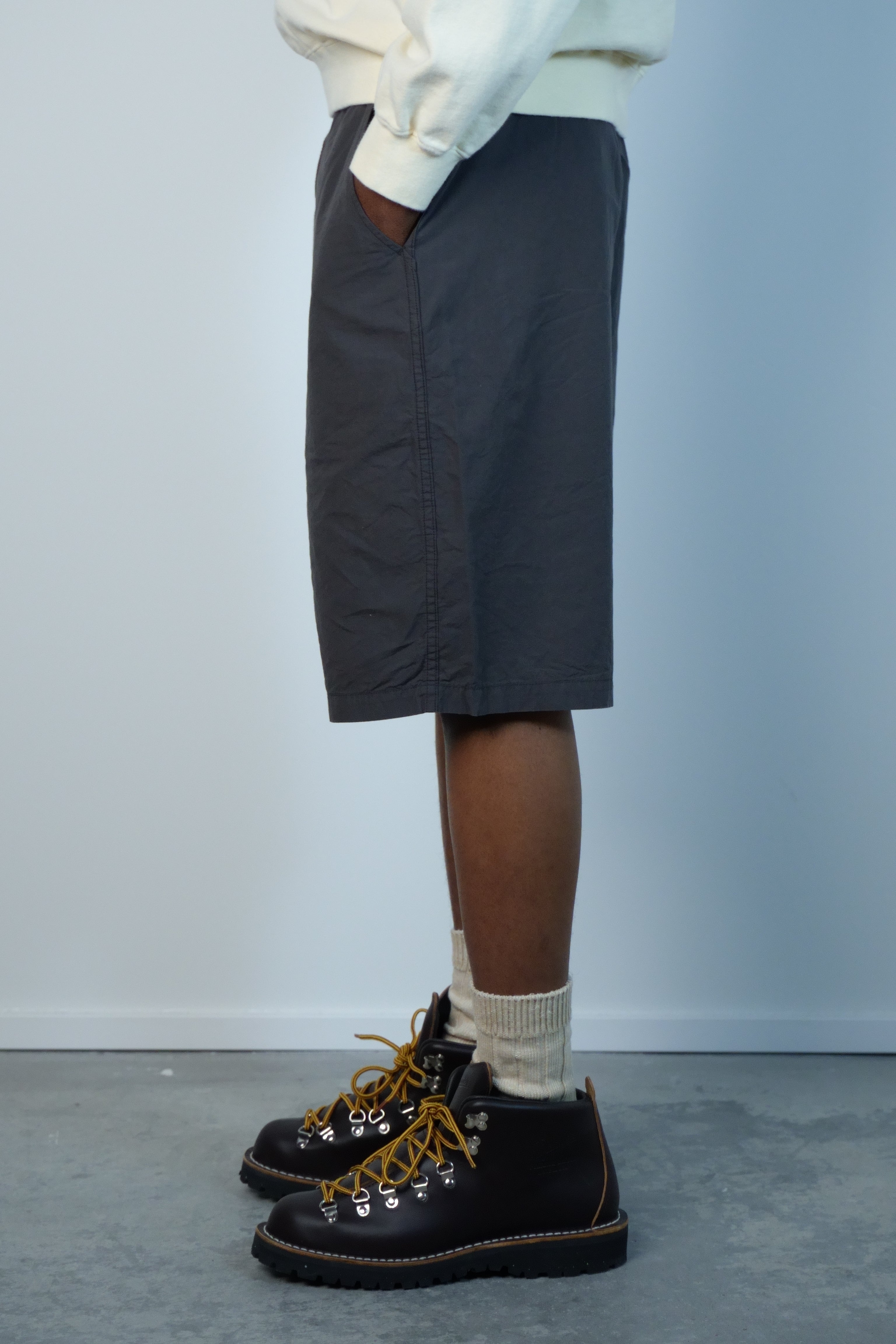 Wide Fit New Yorker Shorts Charcoal Gray