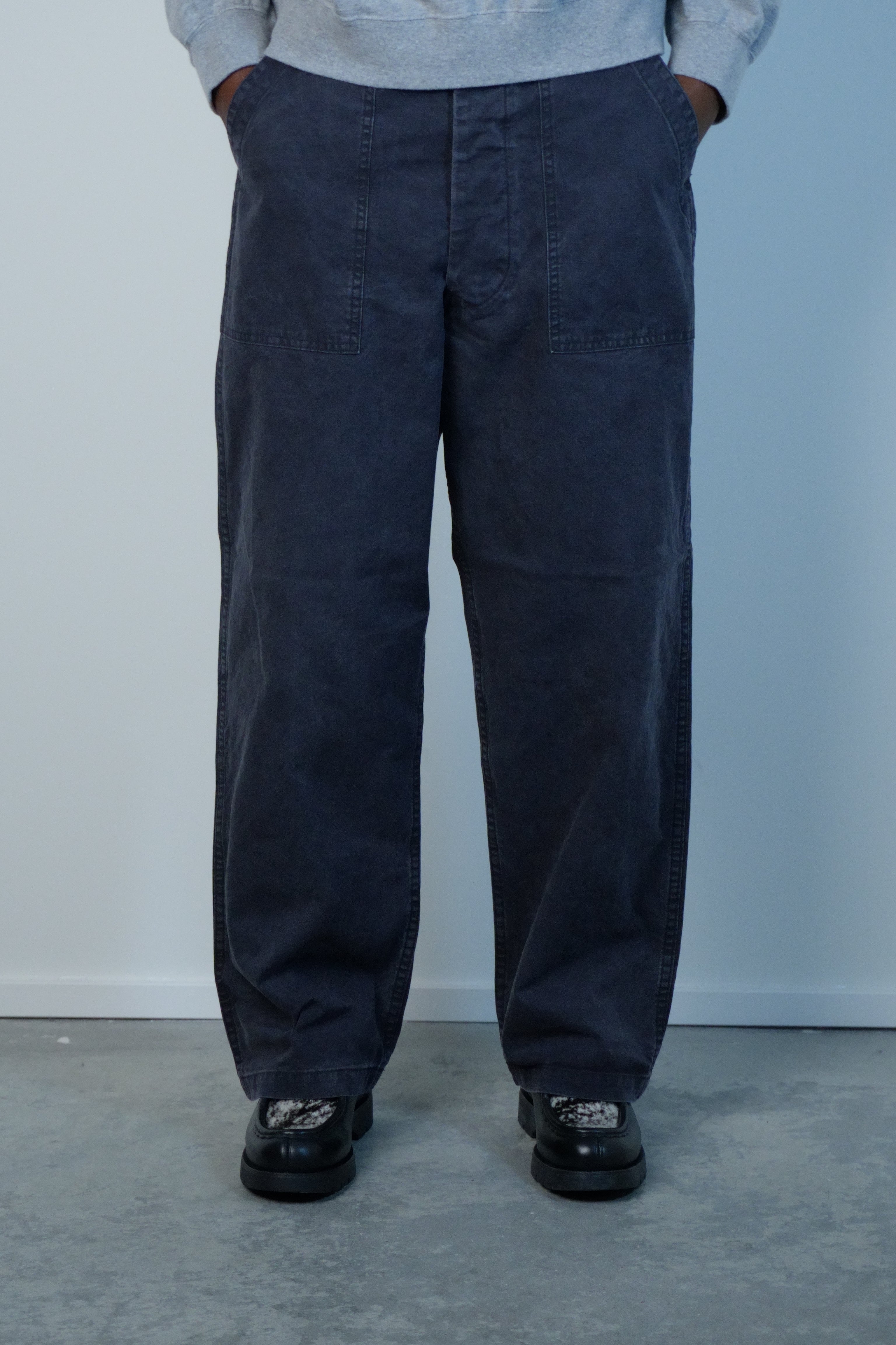 Summer Fatigue Pants Black