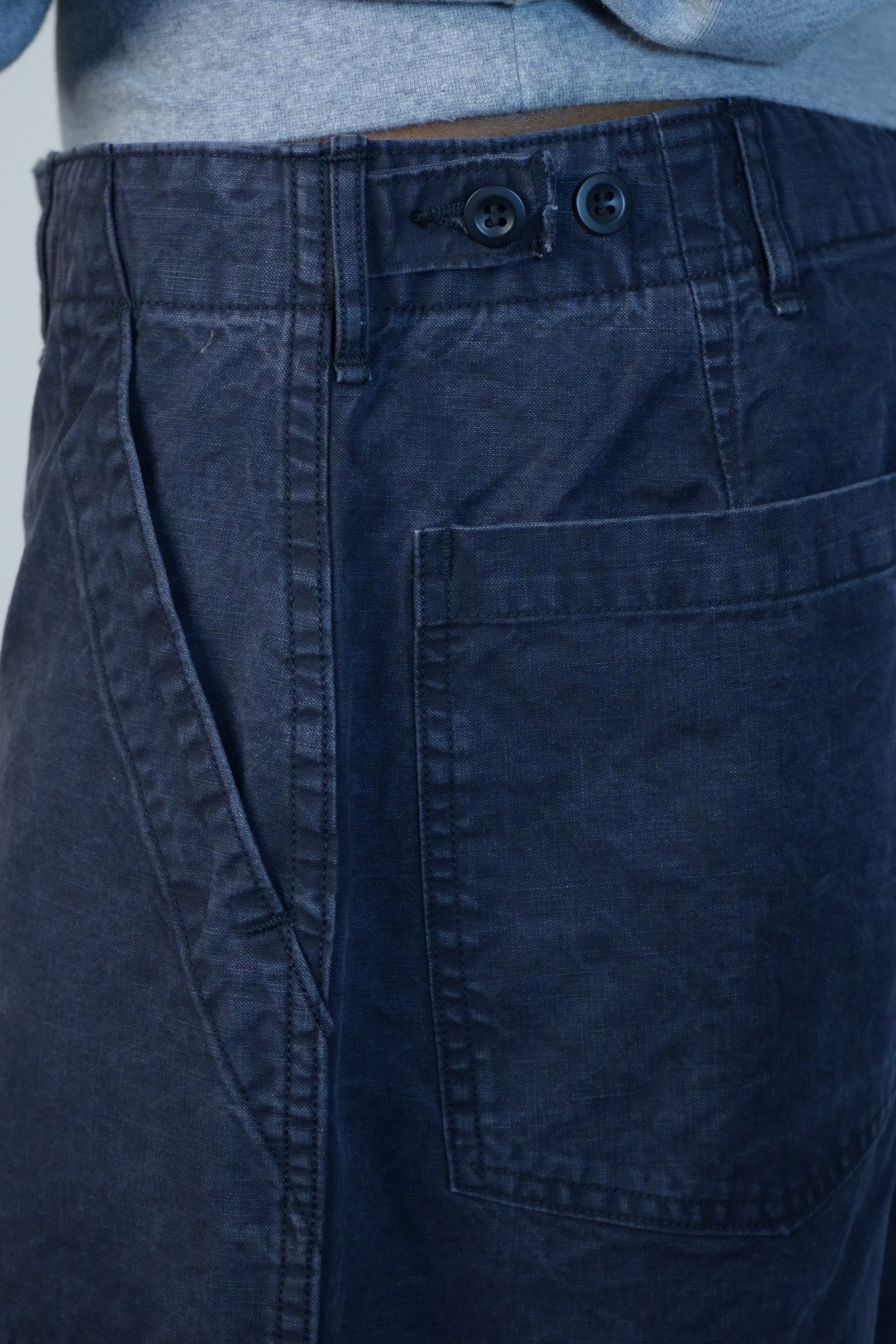 Summer Fatigue Pants Black