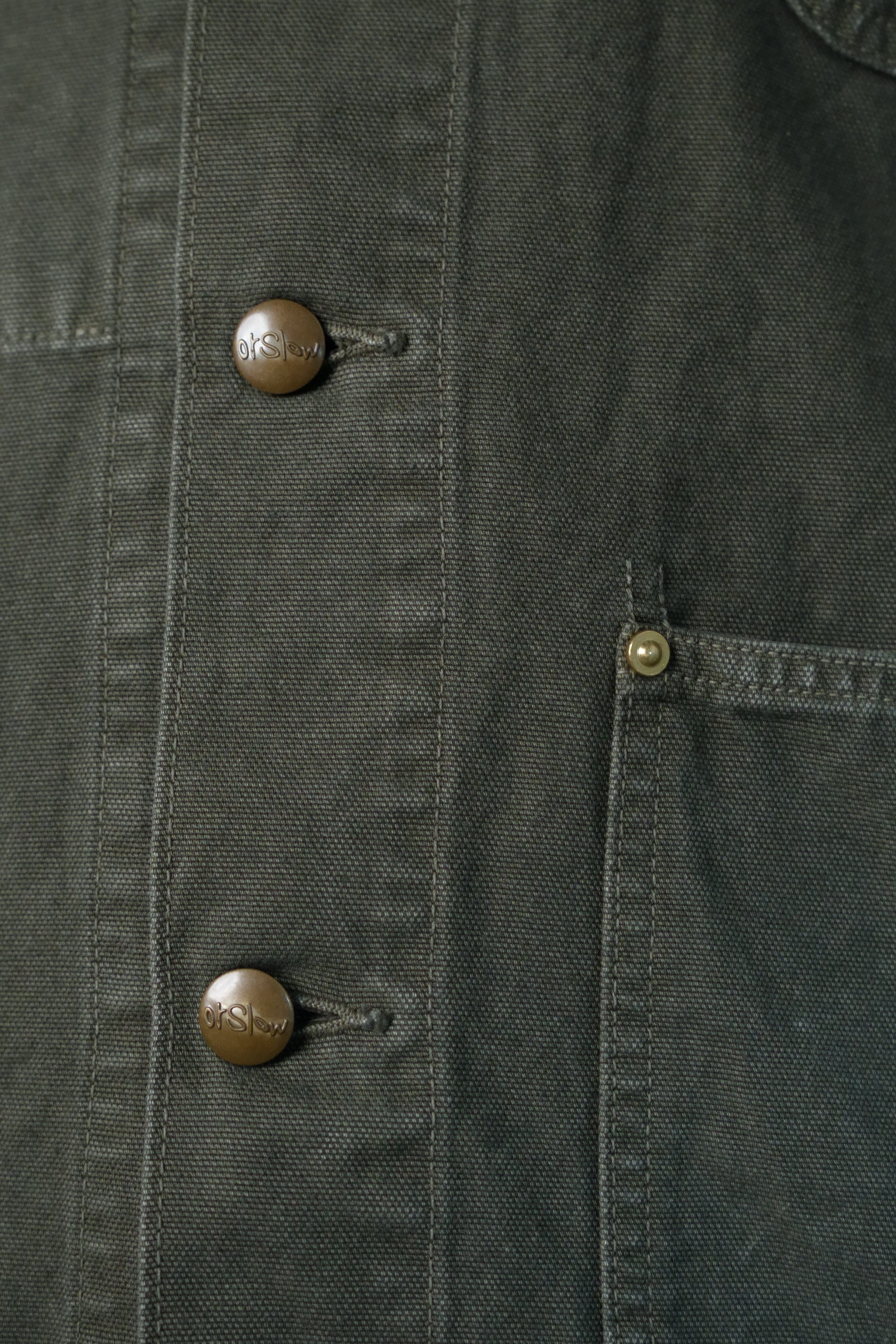Relax Fit Oxford Coverall Army Green