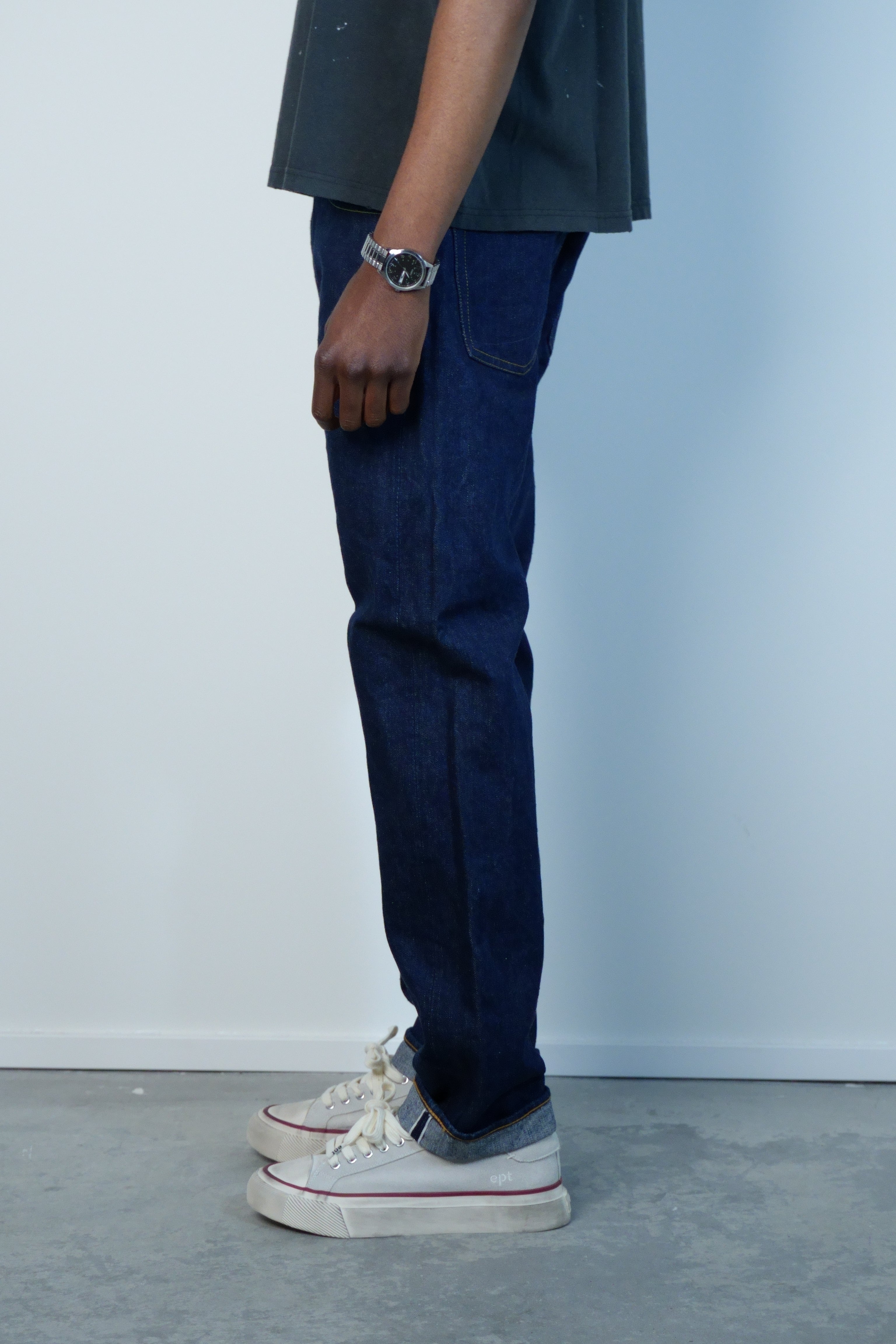 orSlow 107 IVY FIT SELVEDGE DENIM ONE WASH – A-Priori