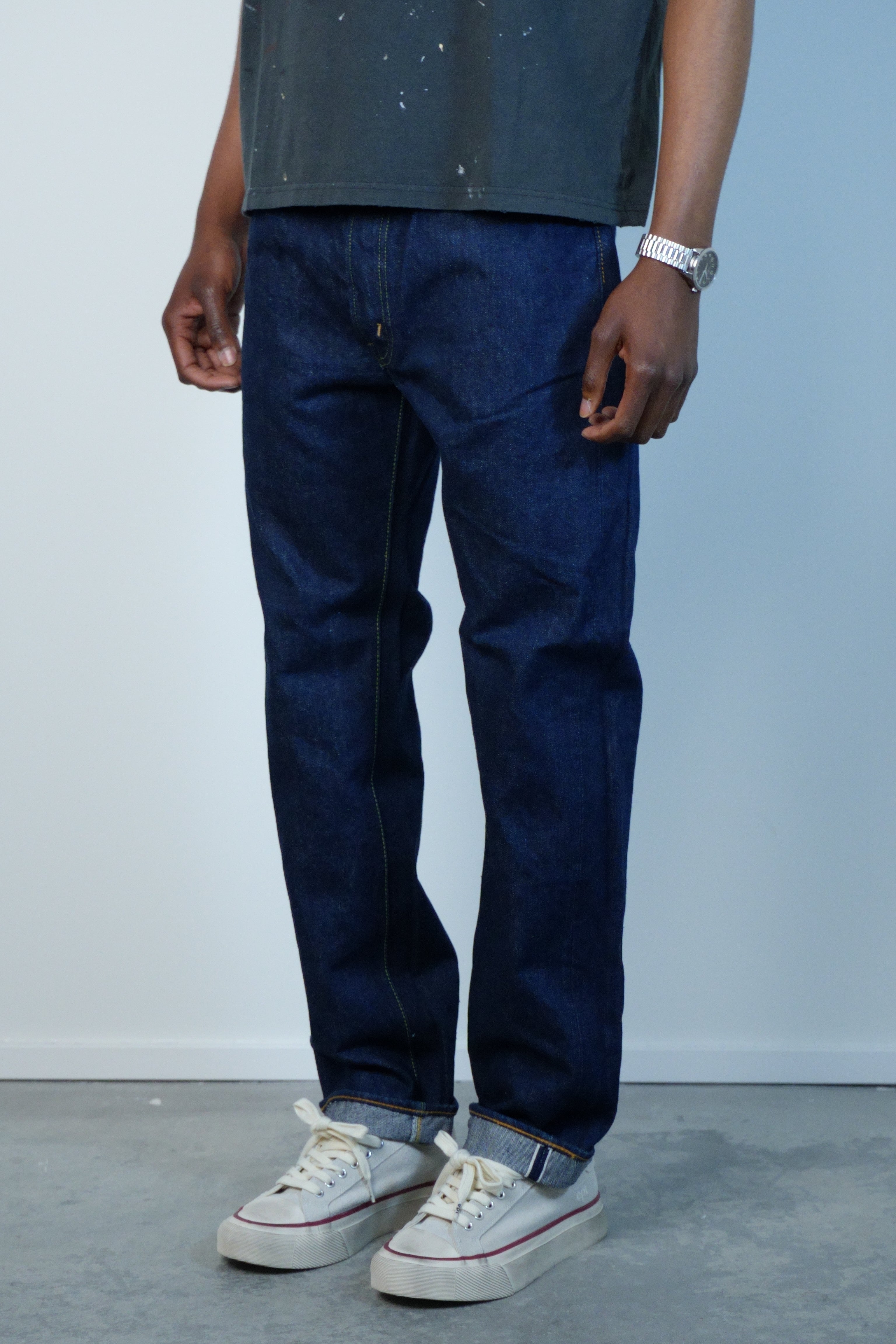 orSlow 107 IVY FIT SELVEDGE DENIM ONE WASH – A-Priori
