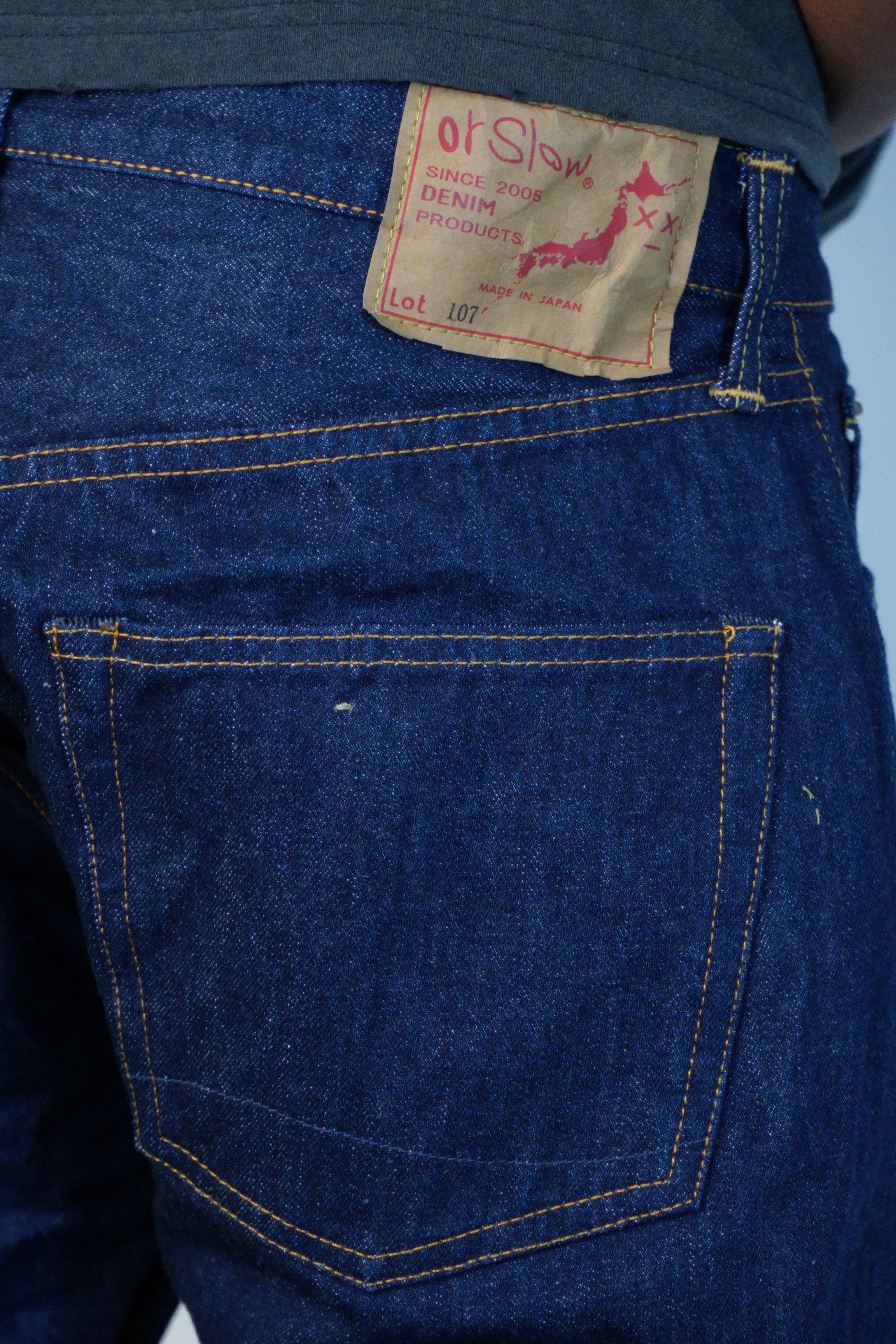107 Ivy Fit Selvedge Denim One Wash