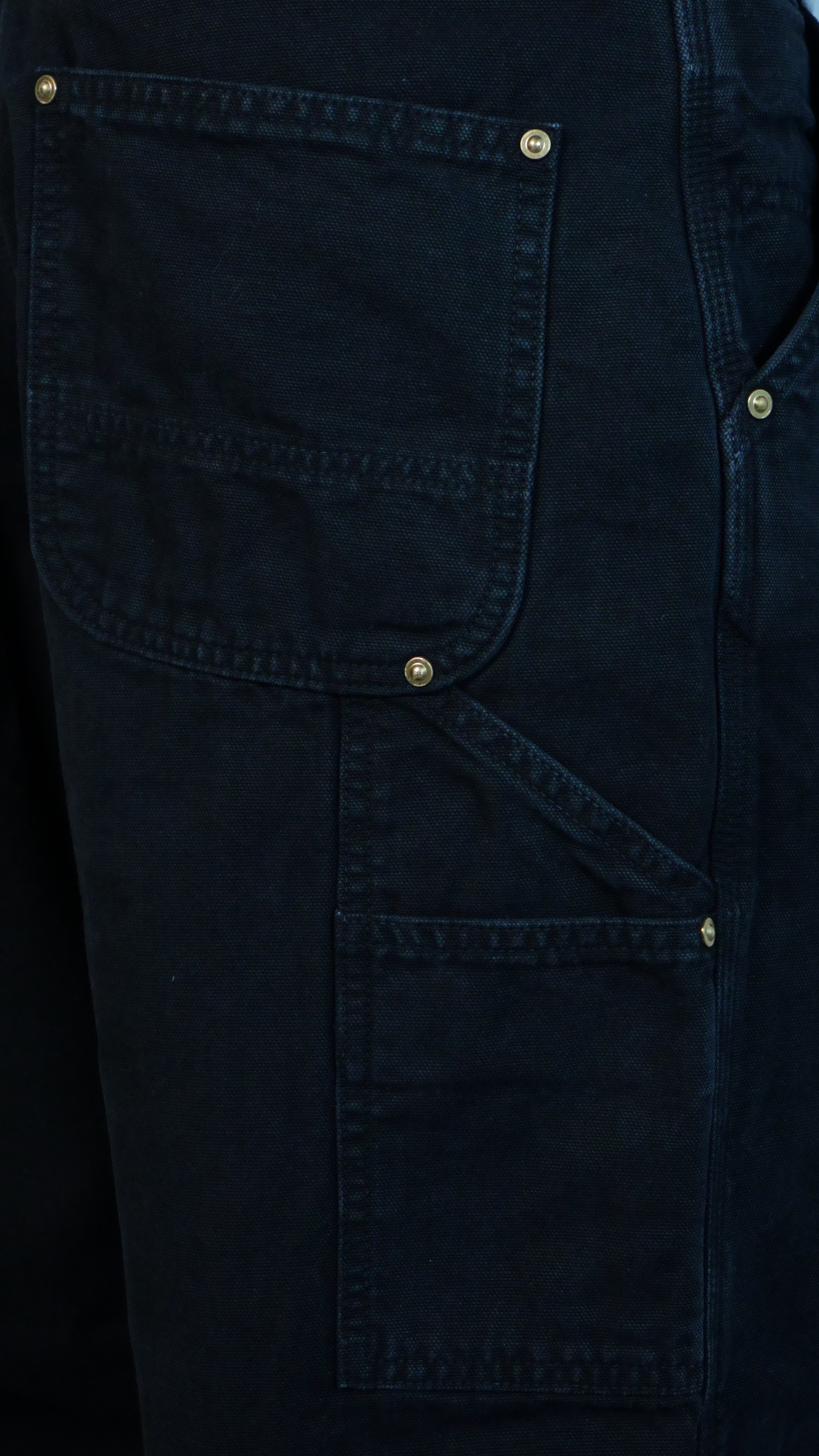 Dad's Fit Oxford Painter Pants Black