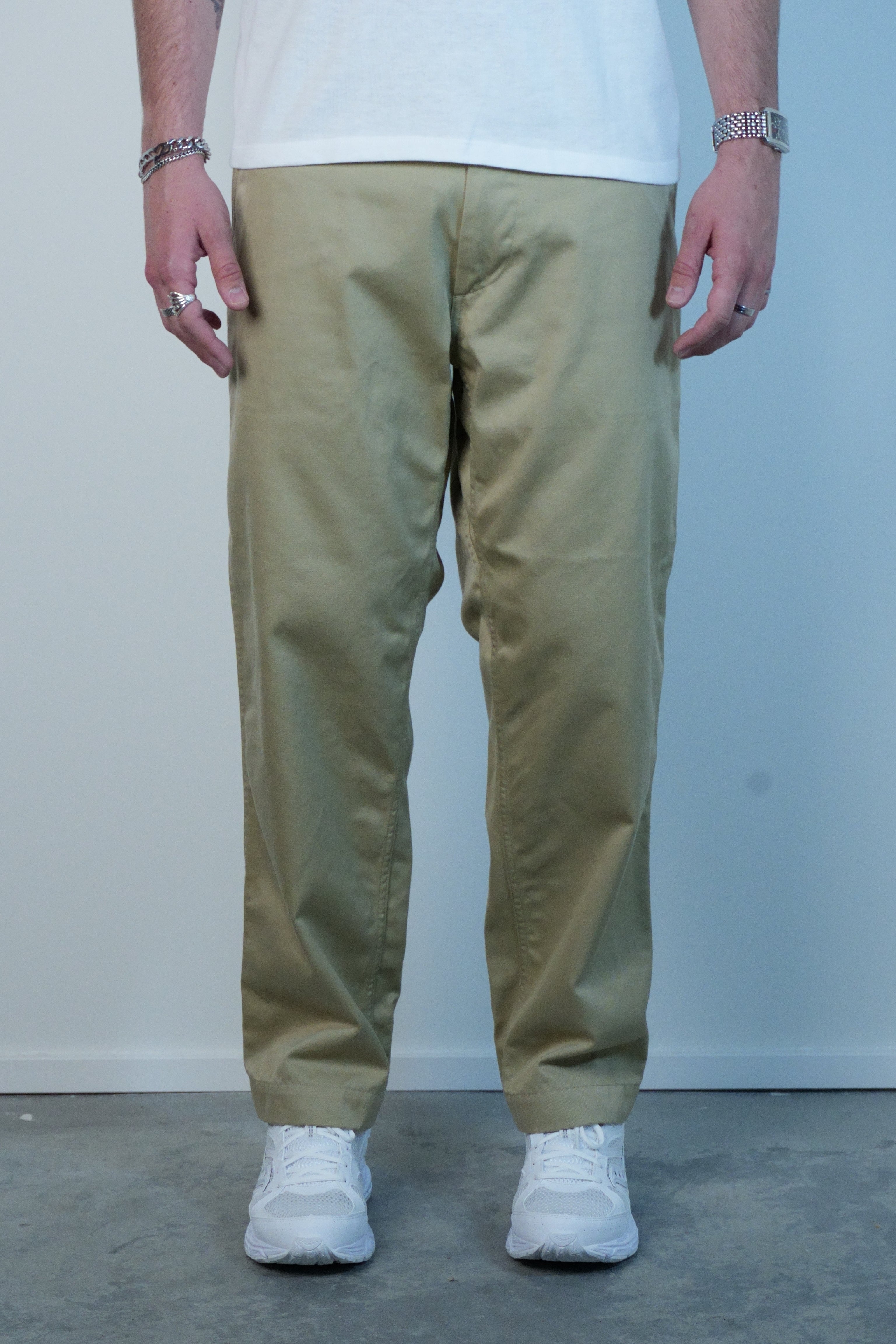 Wide Chino Pants Khaki