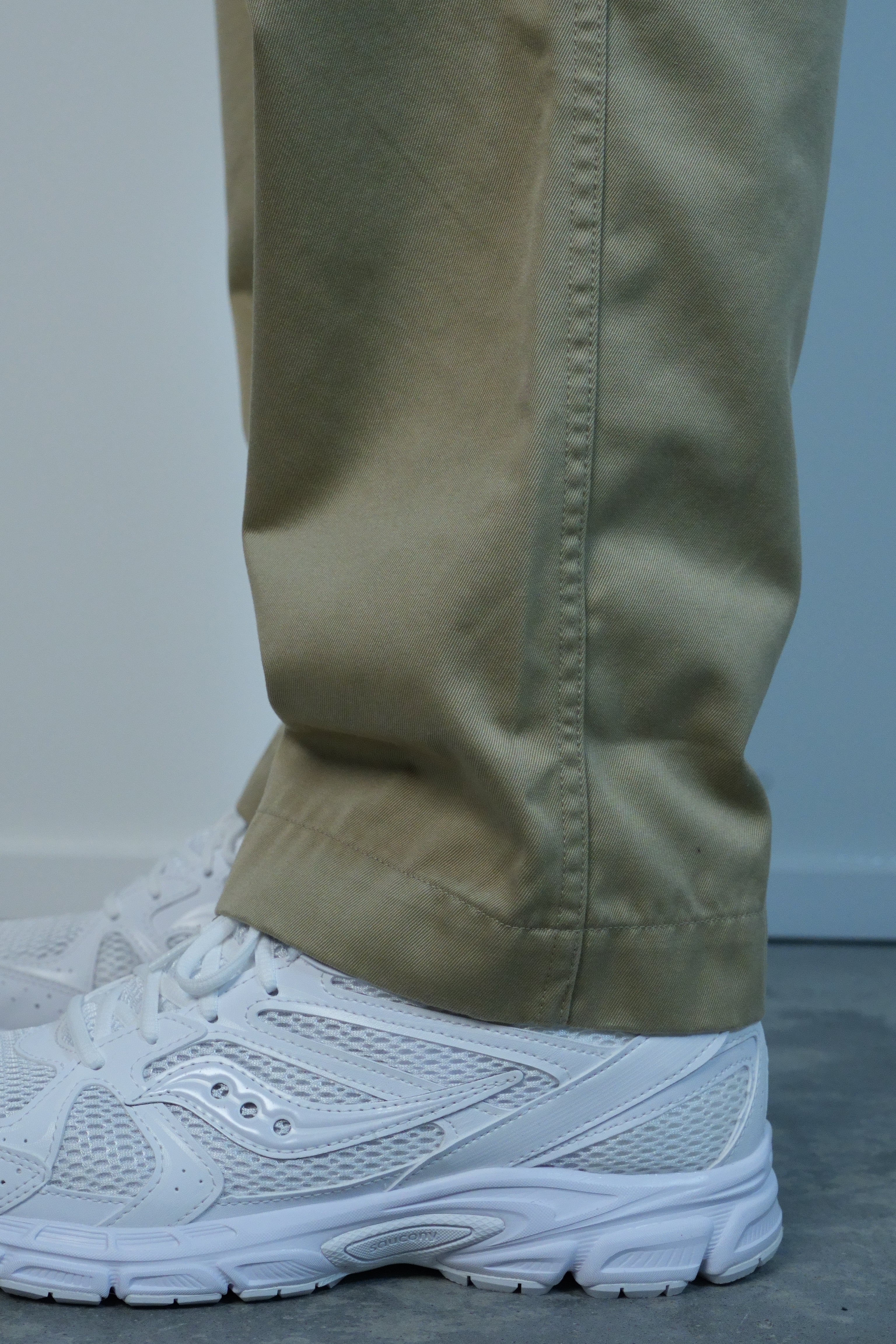 Wide Chino Pants Khaki