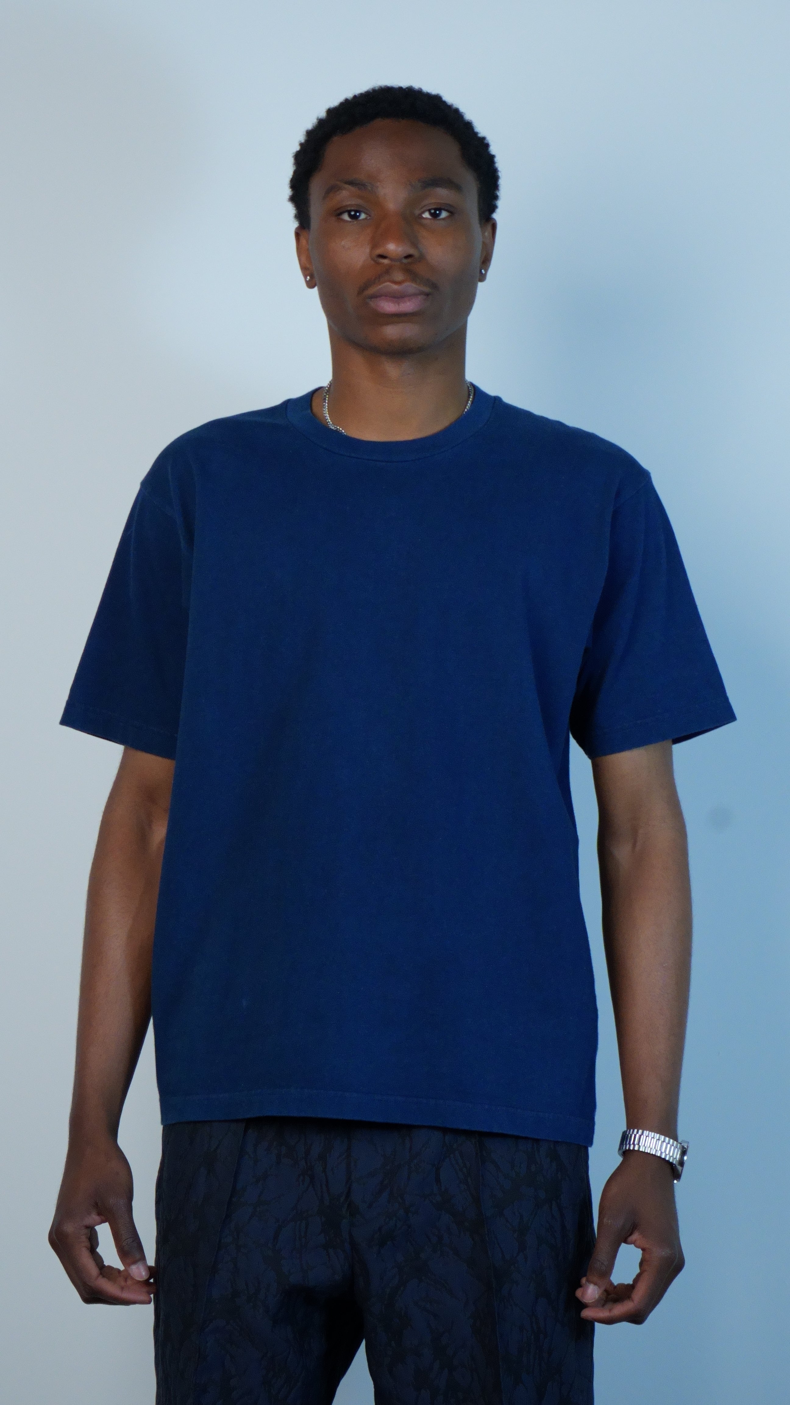 Hand Dyed High Guage Slub SS Tee Indigo