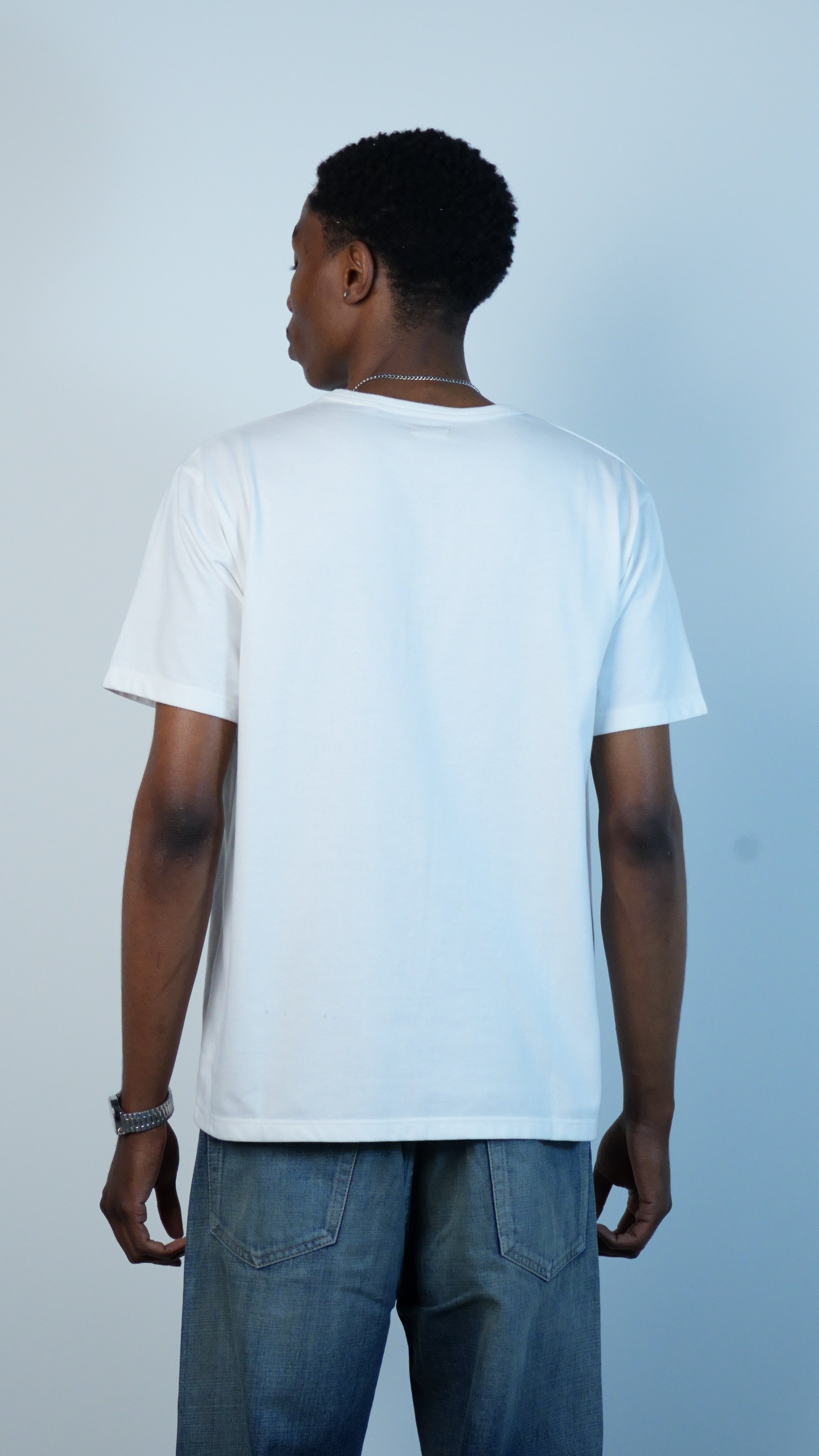 COOLMAX Jersey Pocket Tee White