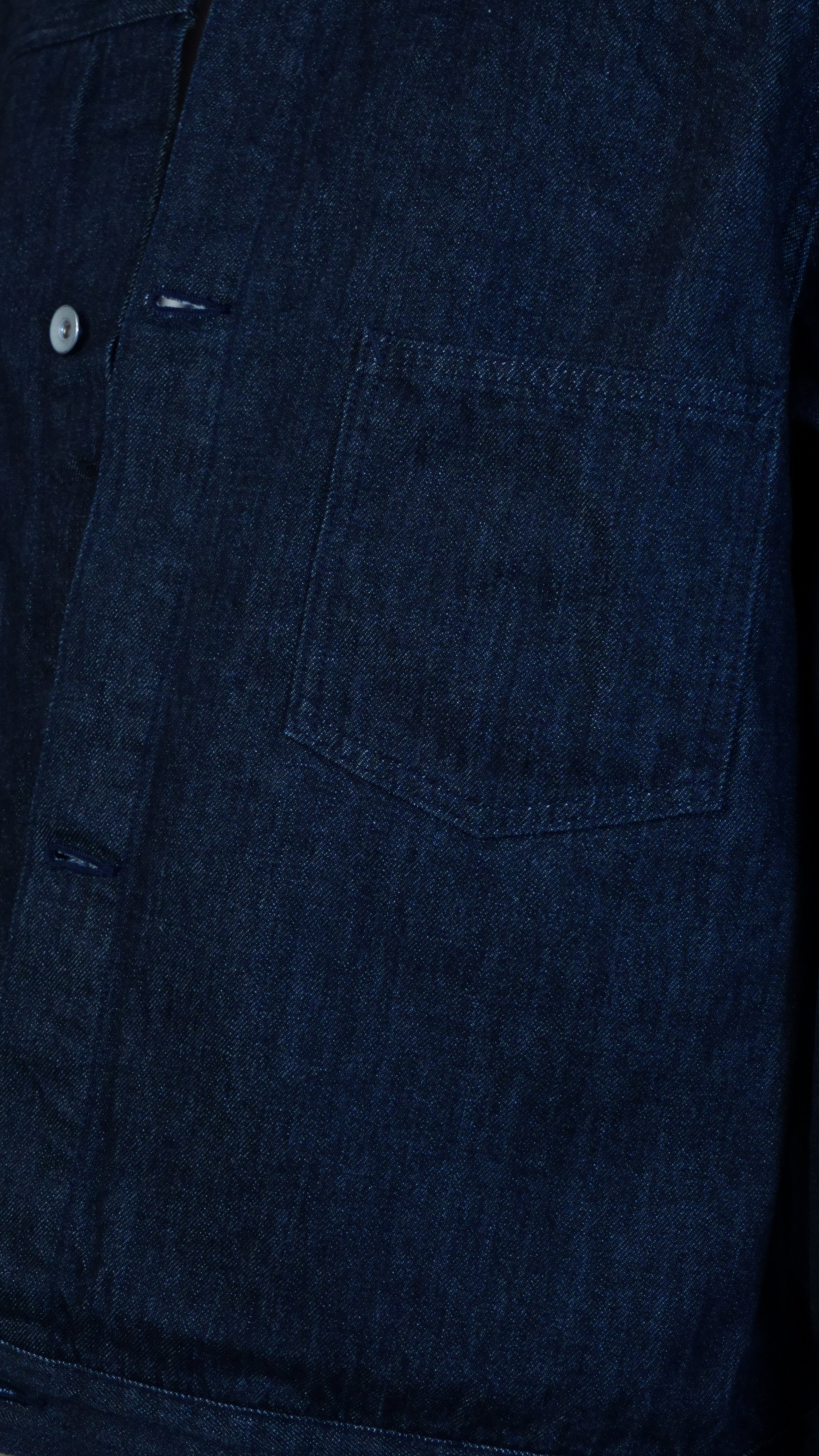 Short Denim Jacket Indigo