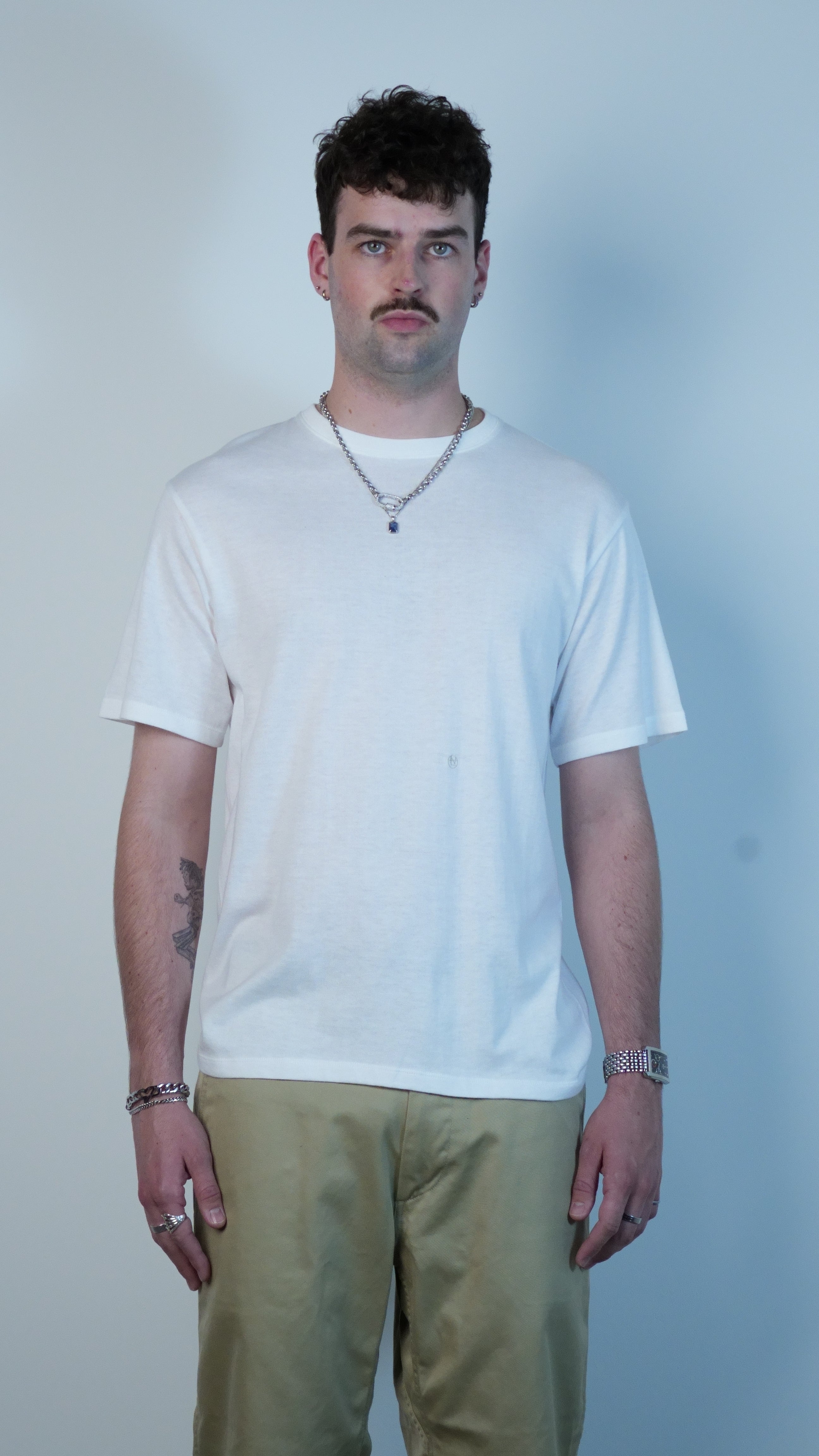 Loopwheel COOLMAX Jersey Tee White