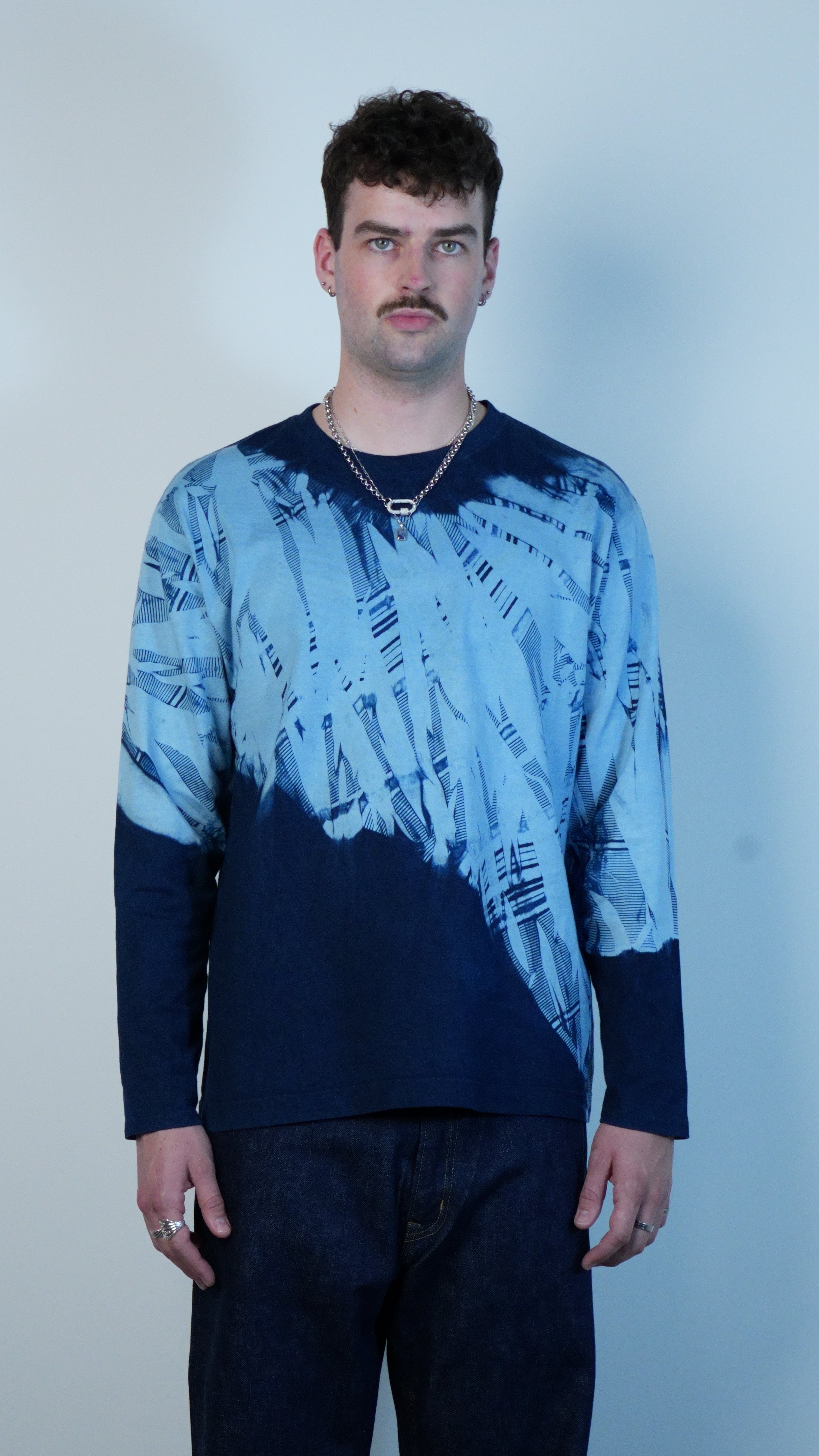 Itajime LS Tee Pure Indigo
