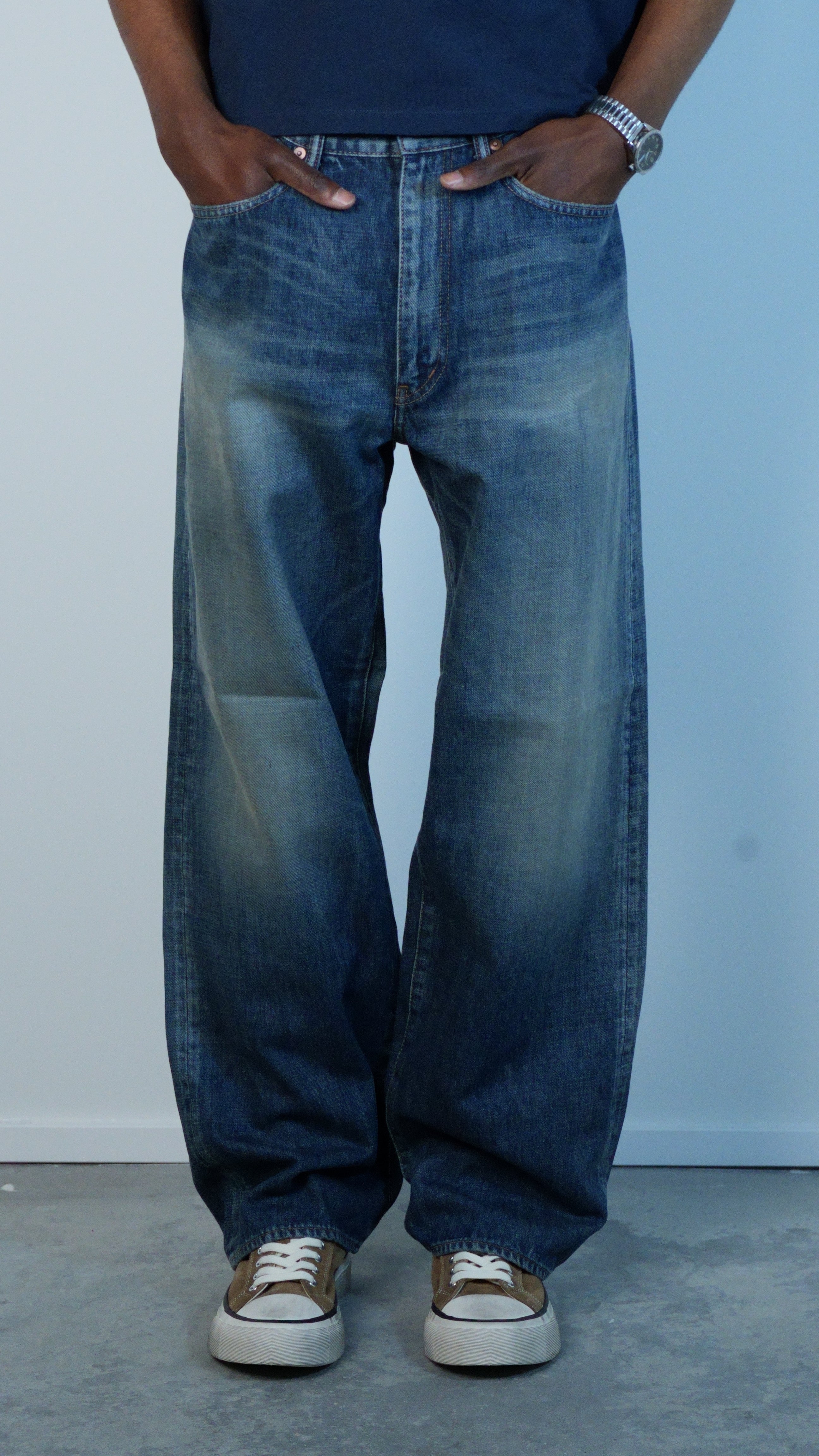 Selvage Denim Pants Vintage Indigo