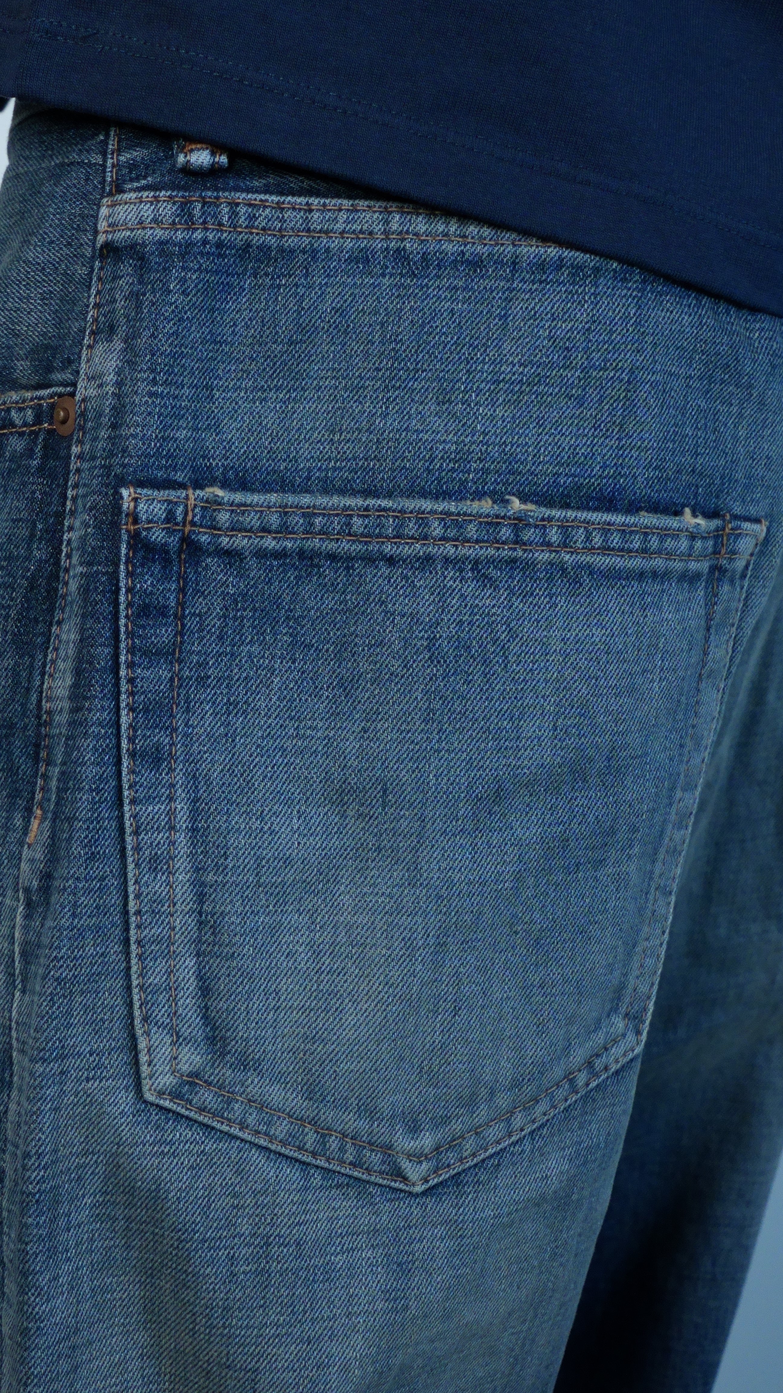 Selvage Denim Pants Vintage Indigo
