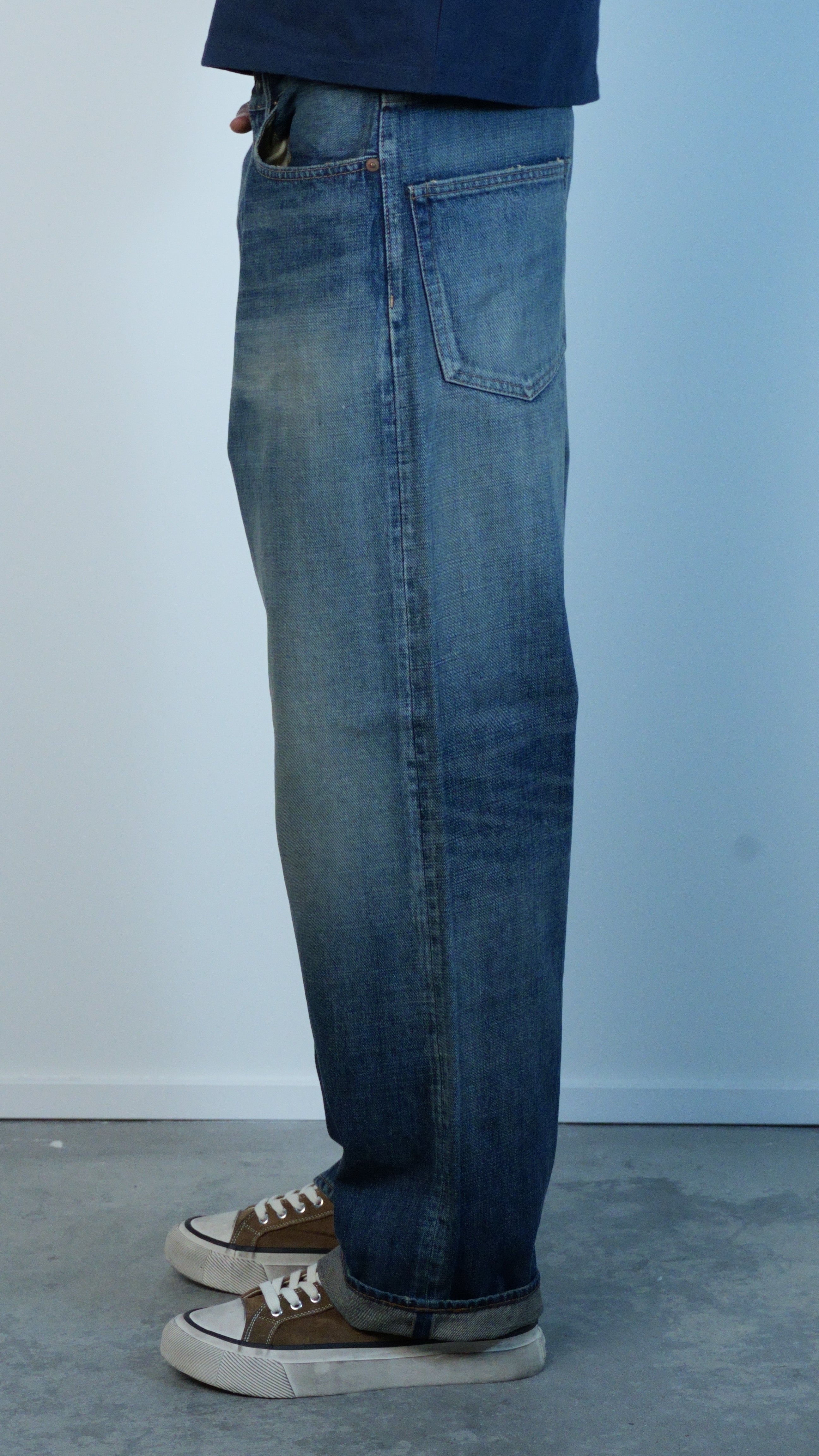 Selvage Denim Pants Vintage Indigo