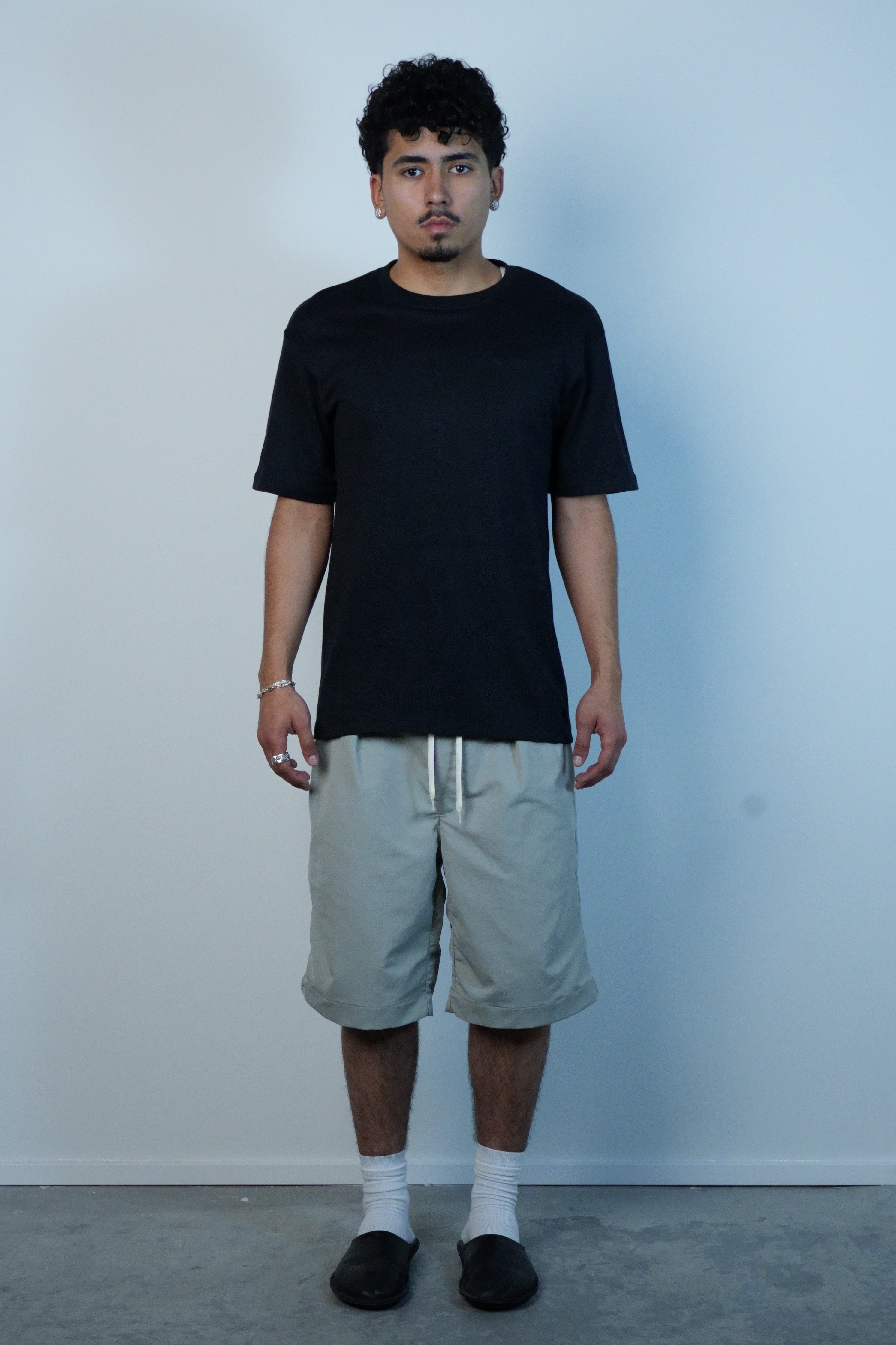 Loopwheel COOLMAX Jersey Tee Black