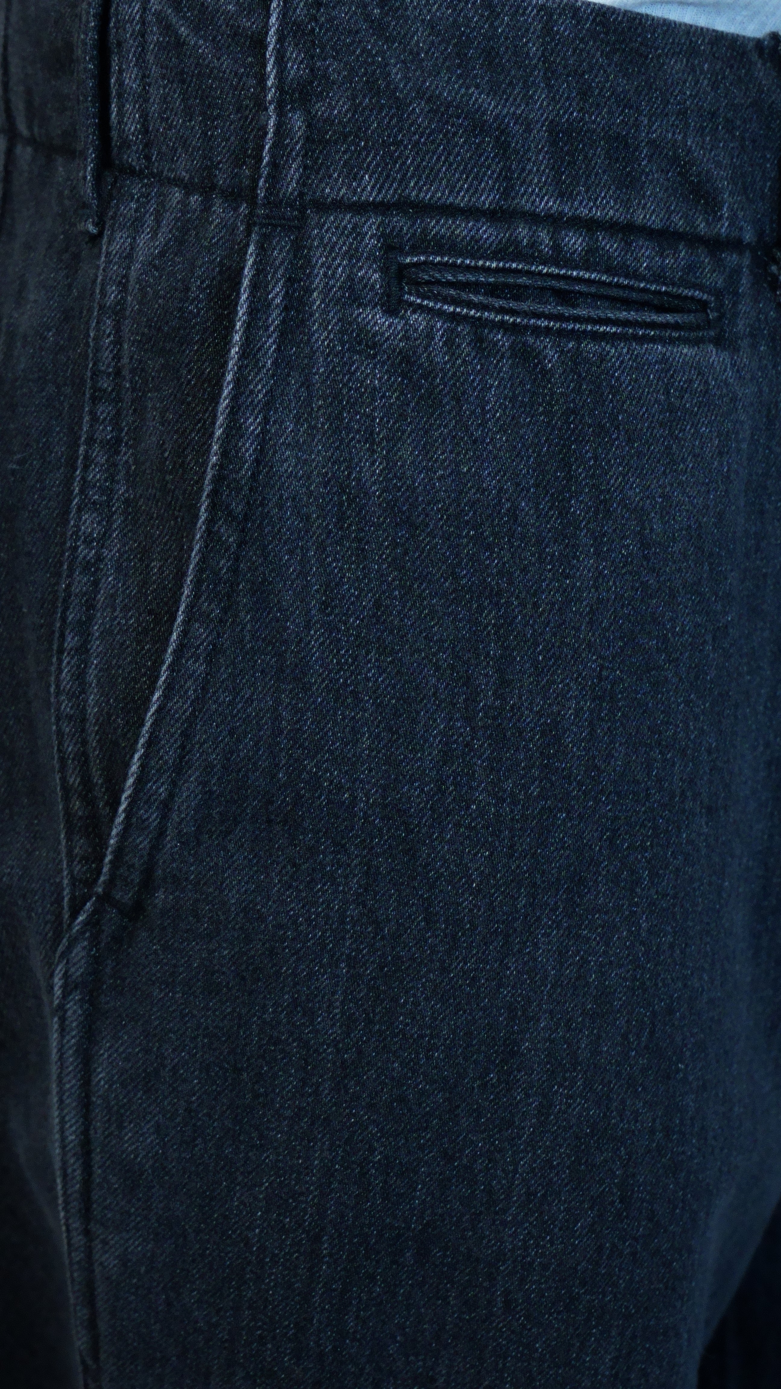 Wide Denim Pants Gray